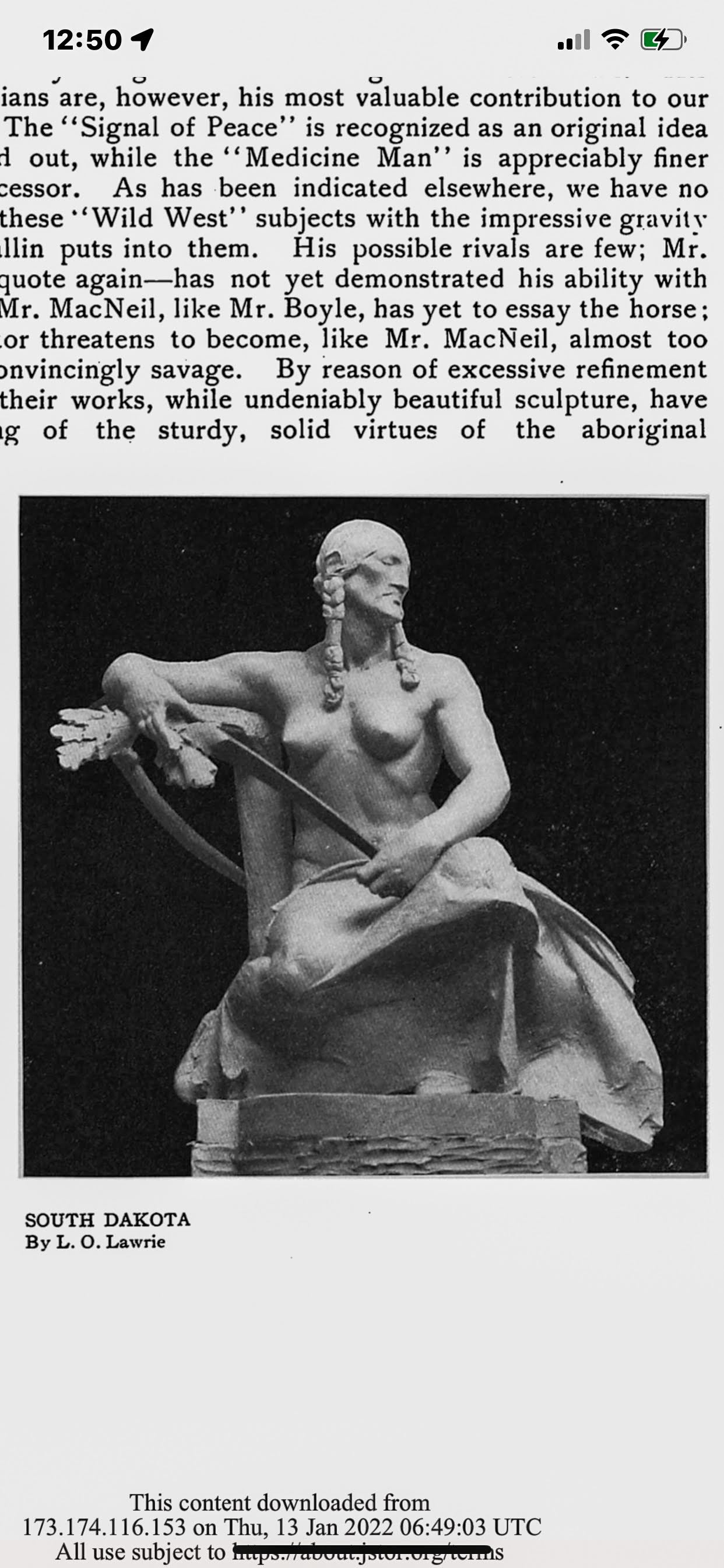 South Dakota by L. O. Lawrie, from the Taft article, St. Louis · 1904