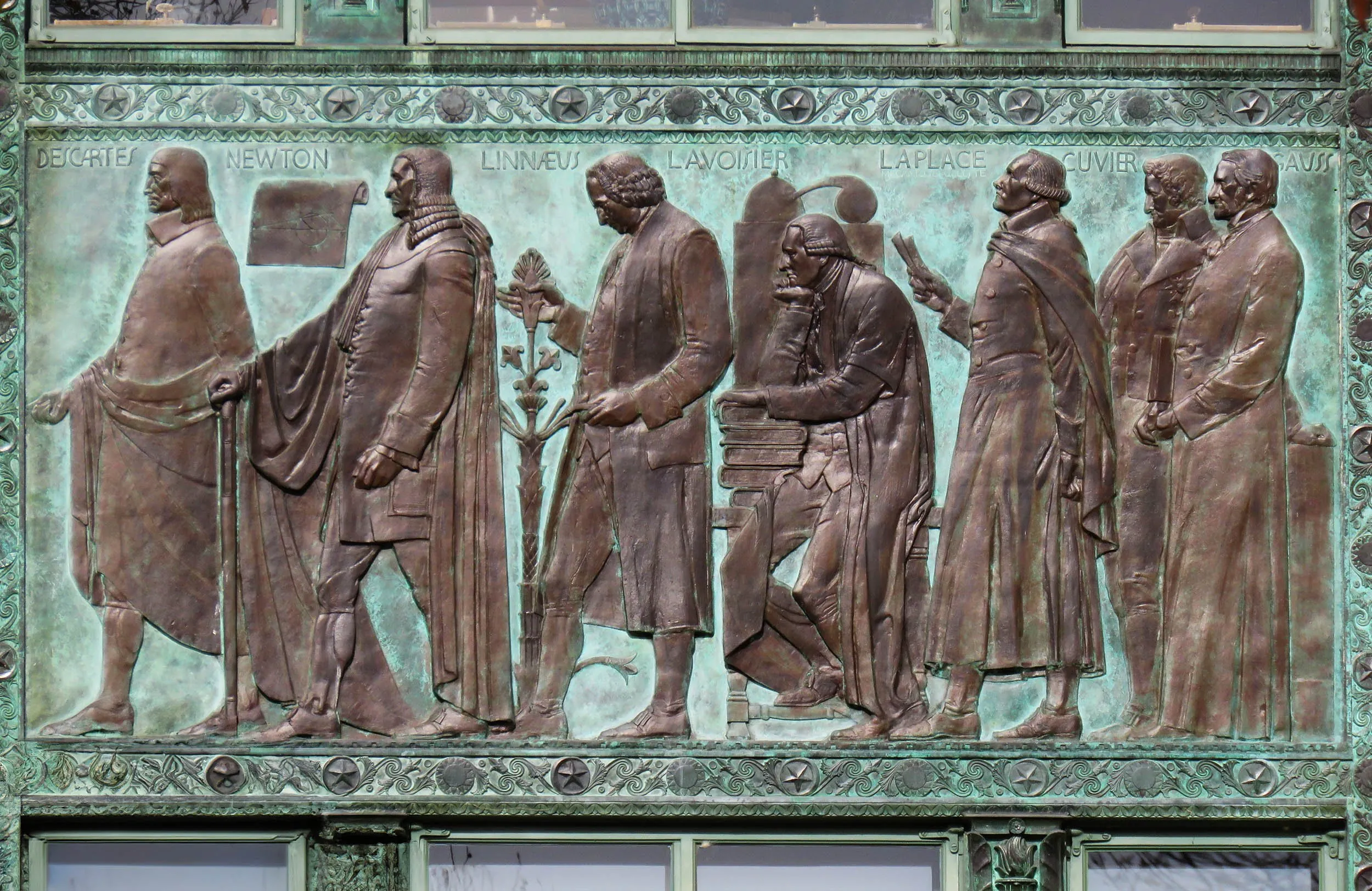 Scientific figures in relief, National Academy of Sciences