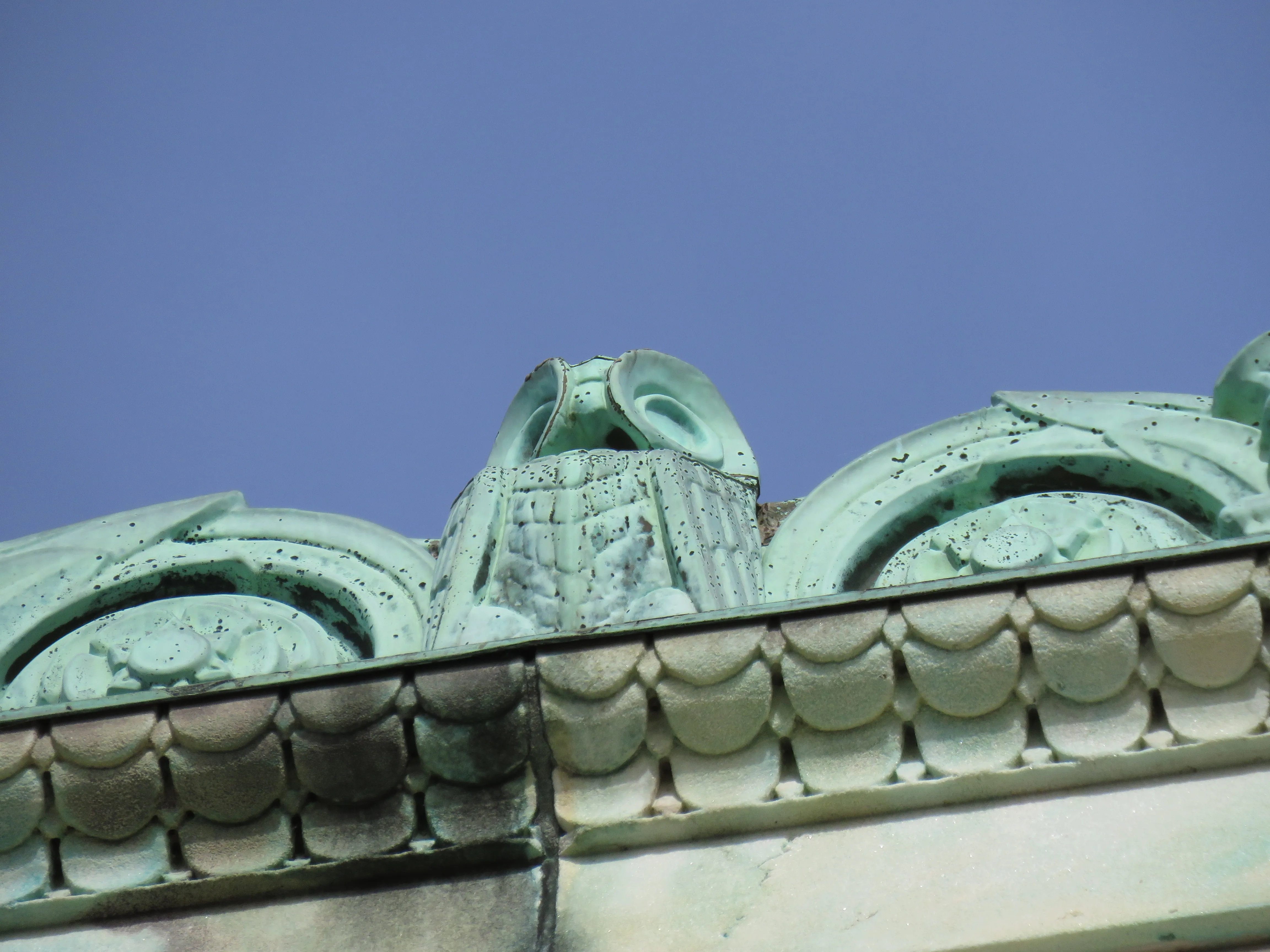 Acanthus detail in the copper Cheneau, National Academy of Sciences Building · Washington, D.C.