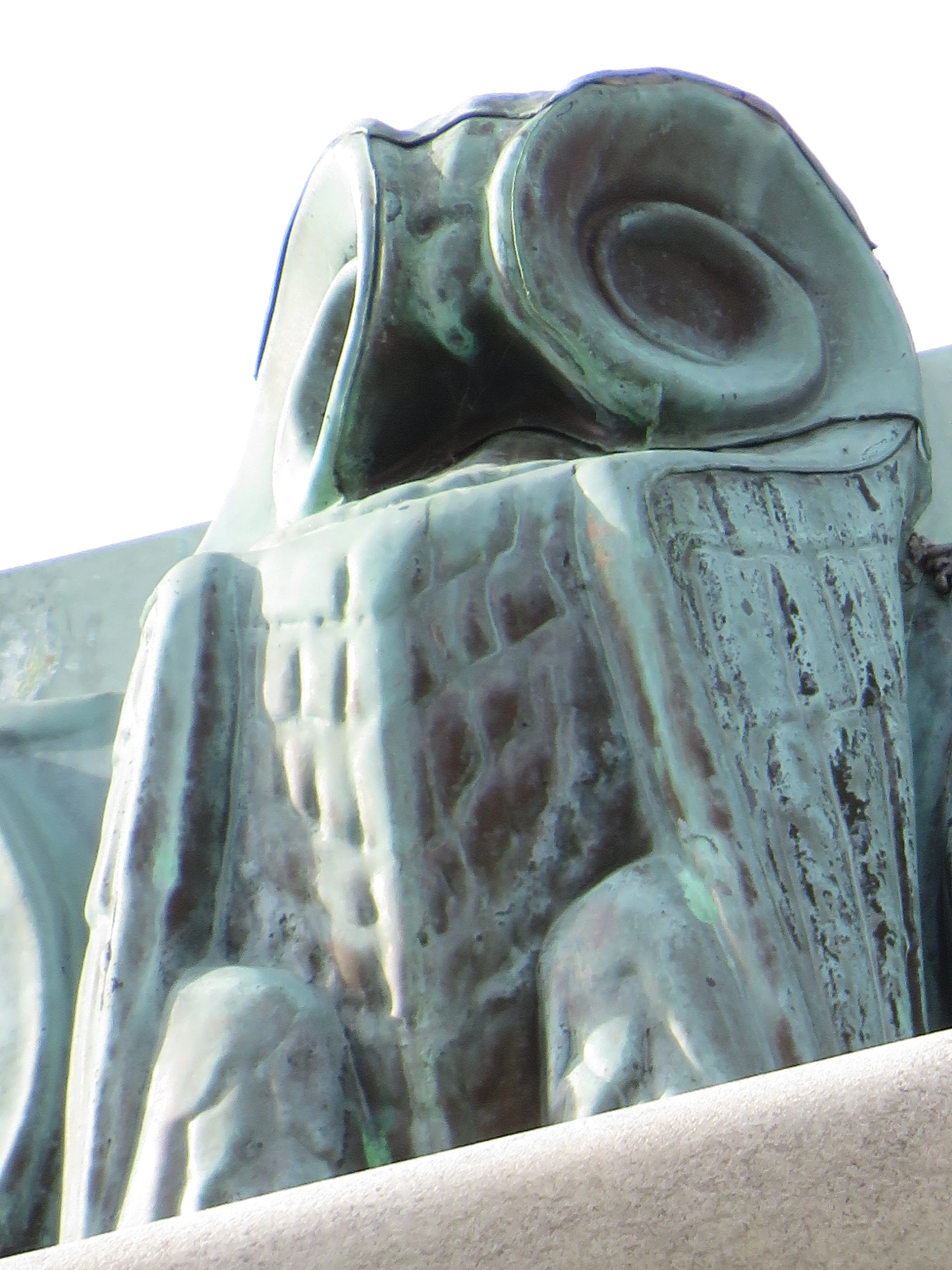 Close view of an owl in the Cheneau, National Academy of Sciences Building · Washington, D.C.