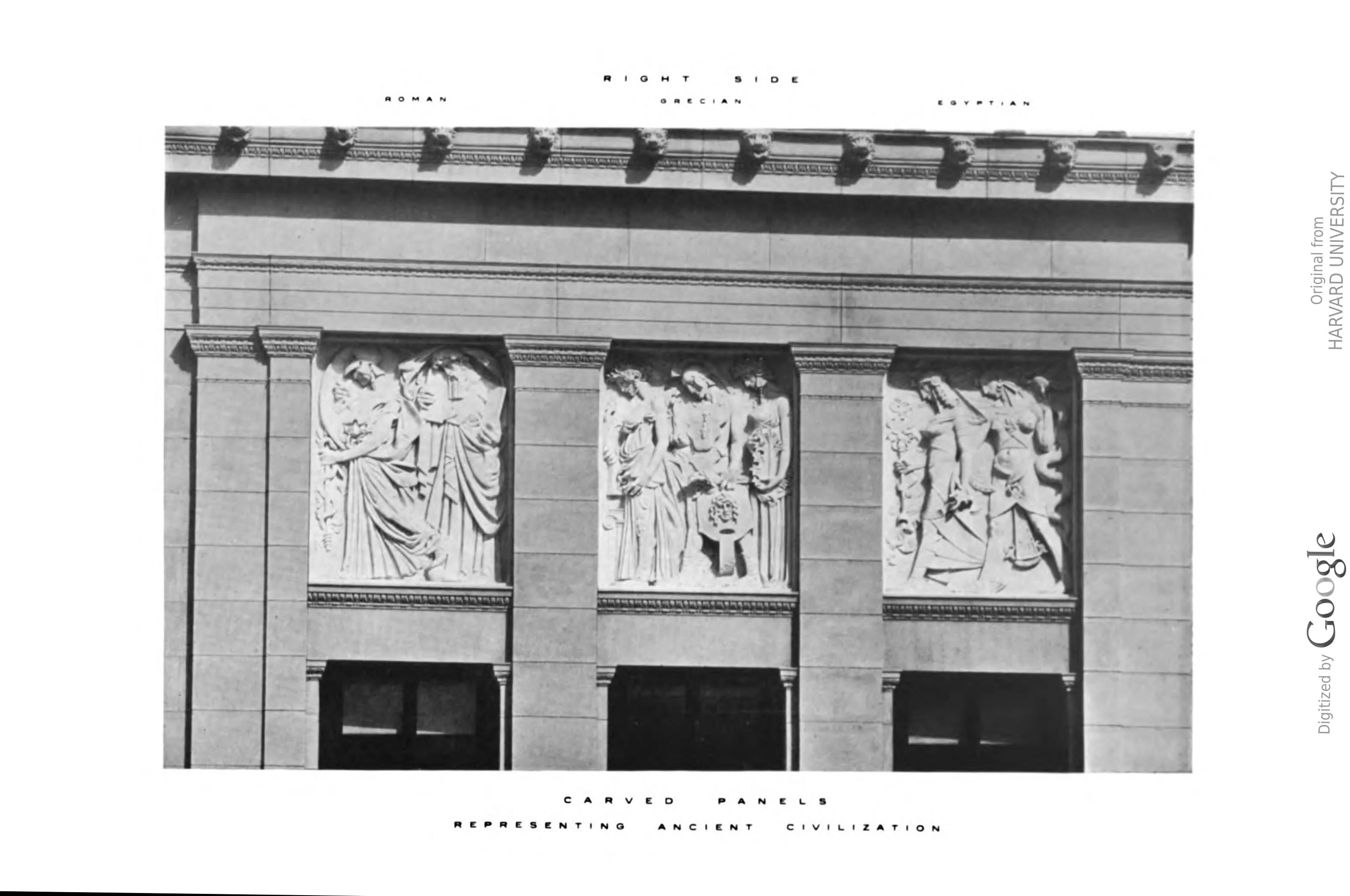 Archival view of the left façade panels, Pawtucket, Rhode Island