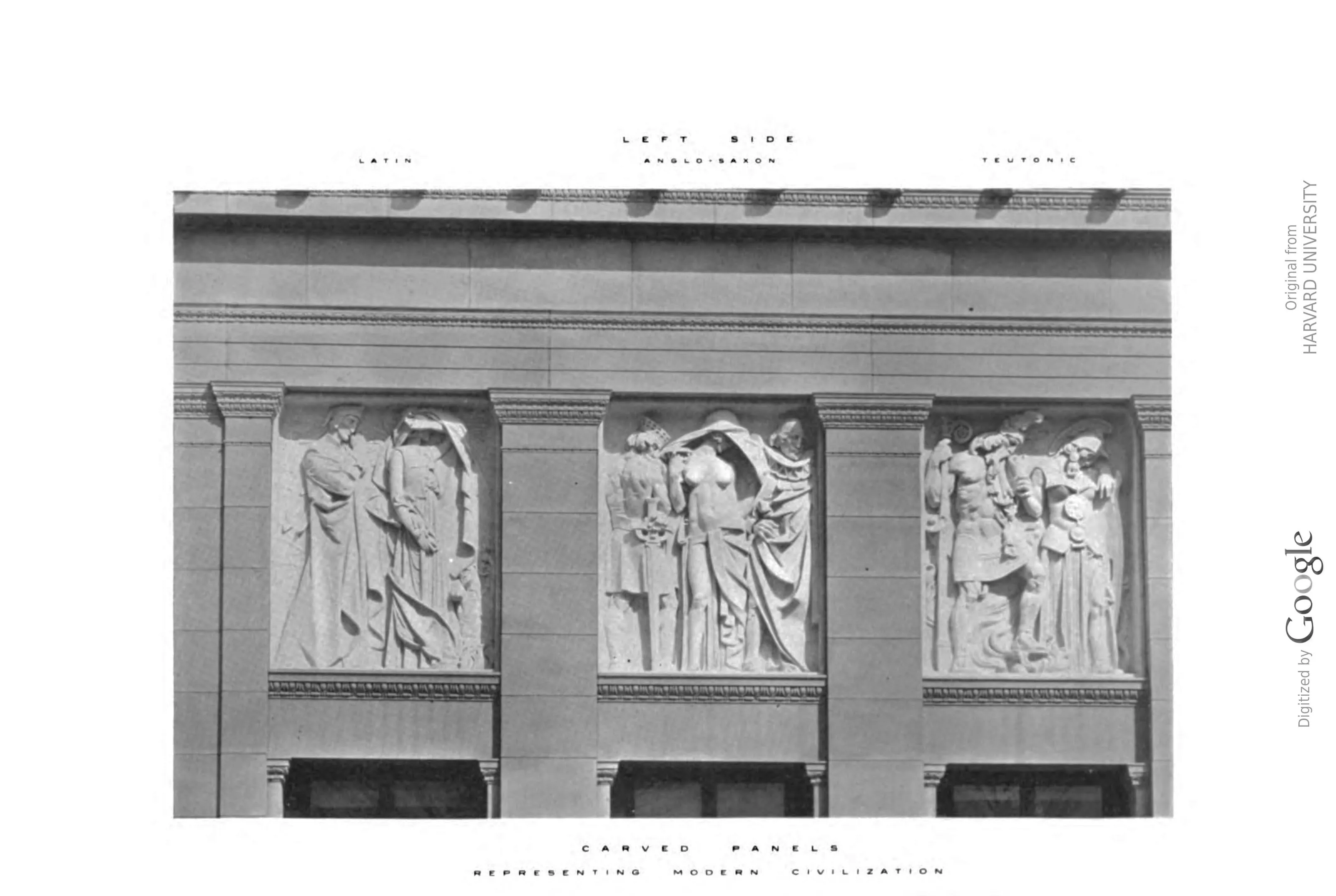 Archival view of the right façade panels, Pawtucket, Rhode Island