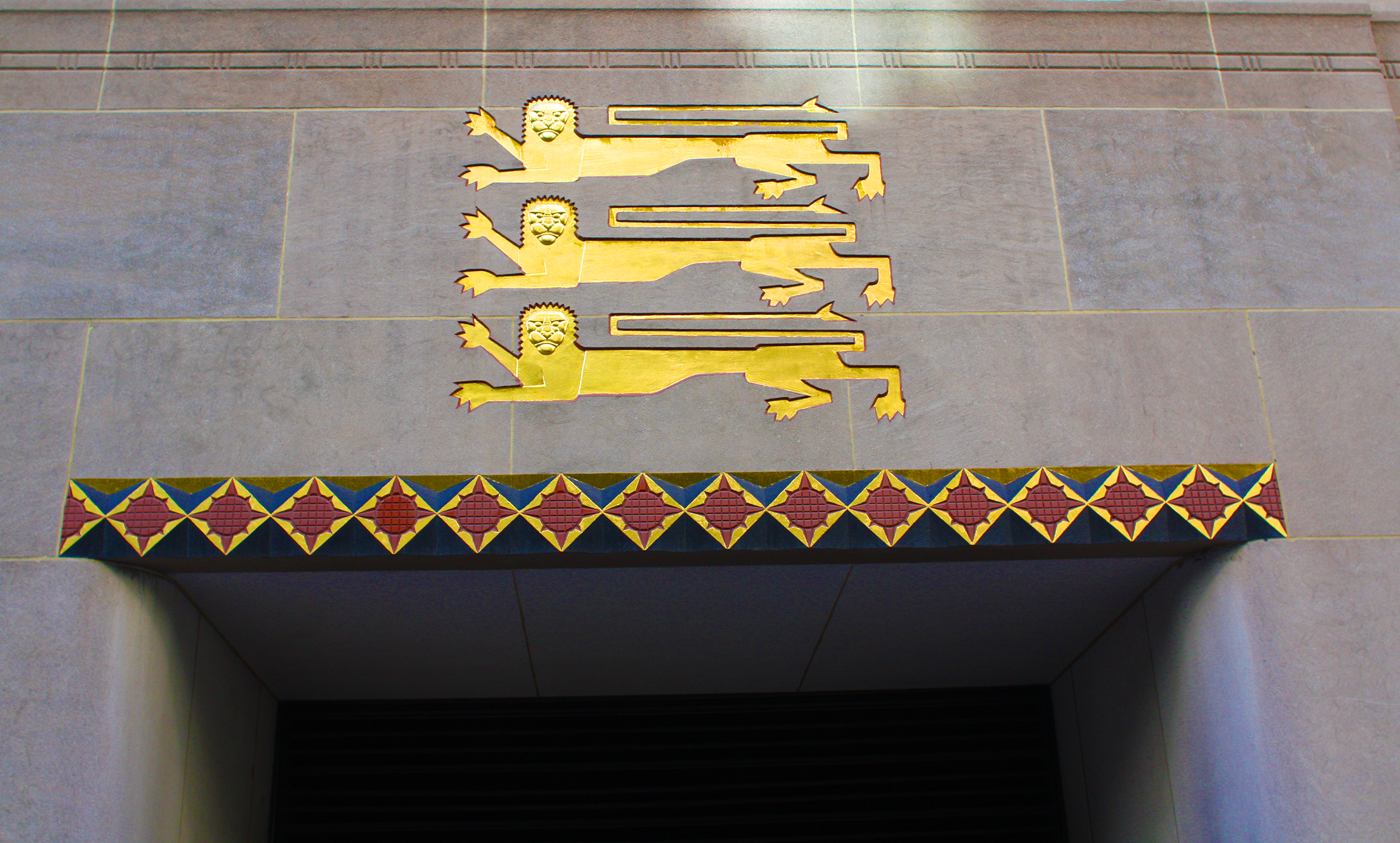 Lions on the British Building, The Rockefeller Center · New York City