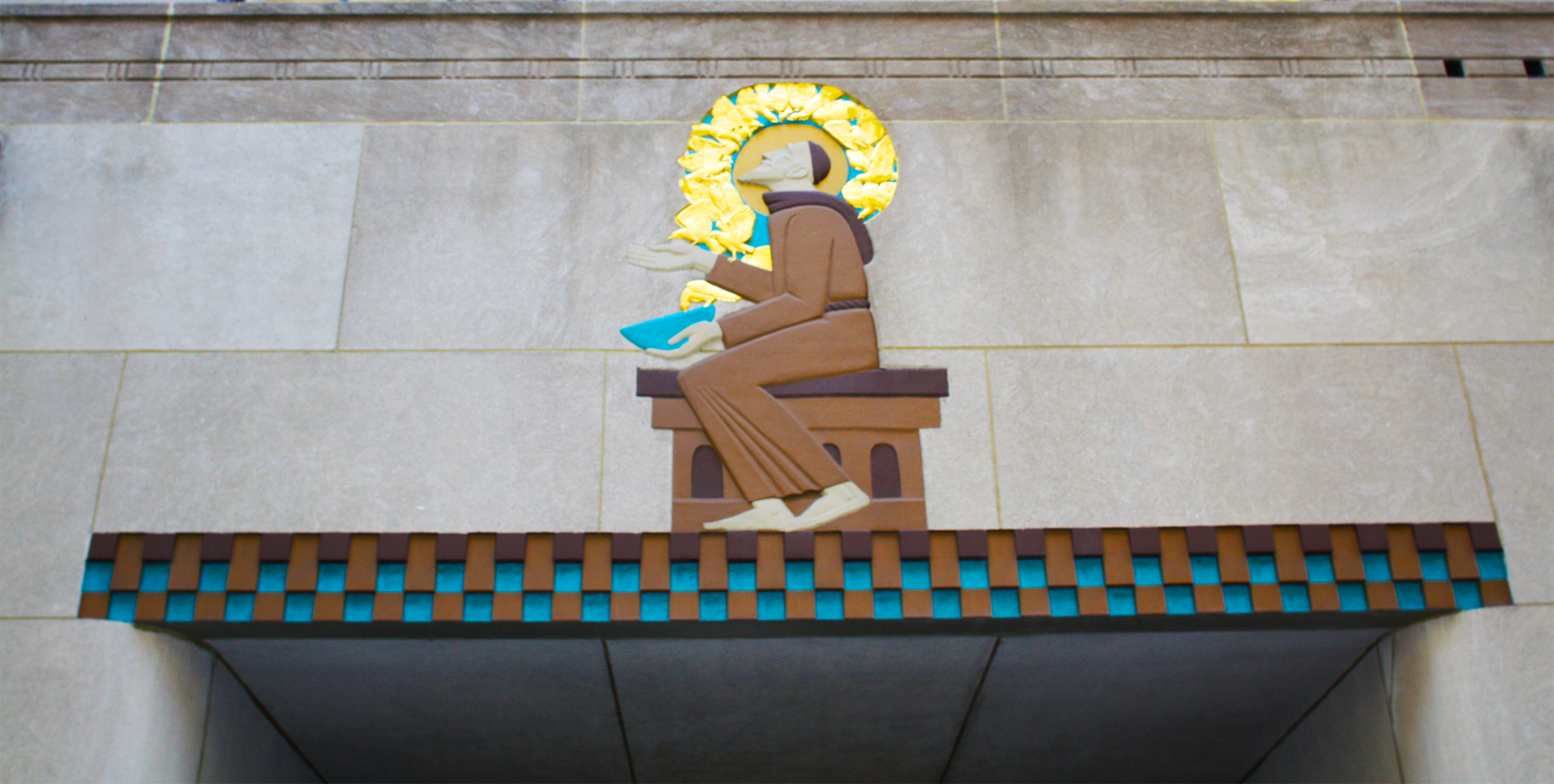 St. Francis of Assisi on the Italian Building, The Rockefeller Center · New York City