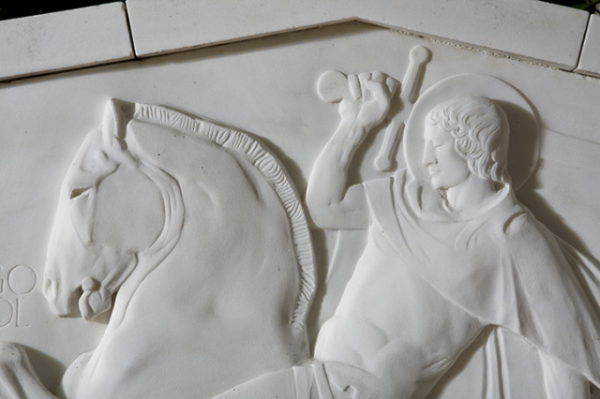 Santiago detail, El Fureidis · Montecito, California