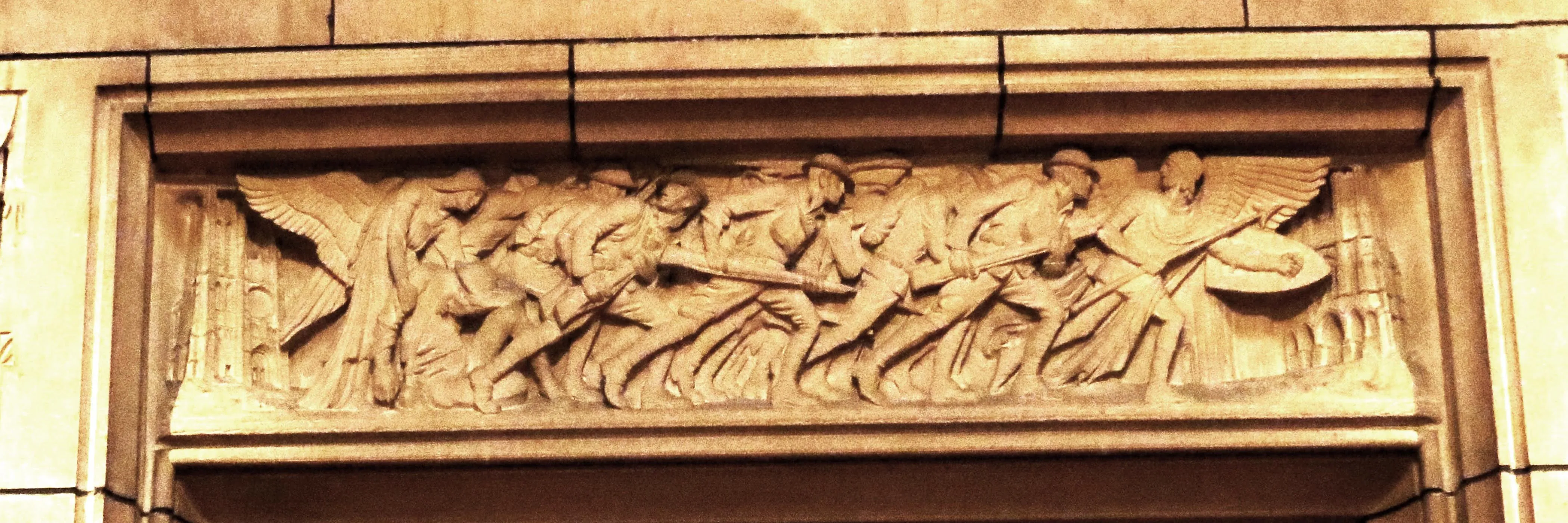Doughboys memorial relief at St. Thomas Episcopal Church, St. Thomas Episcopal Church · Manhattan