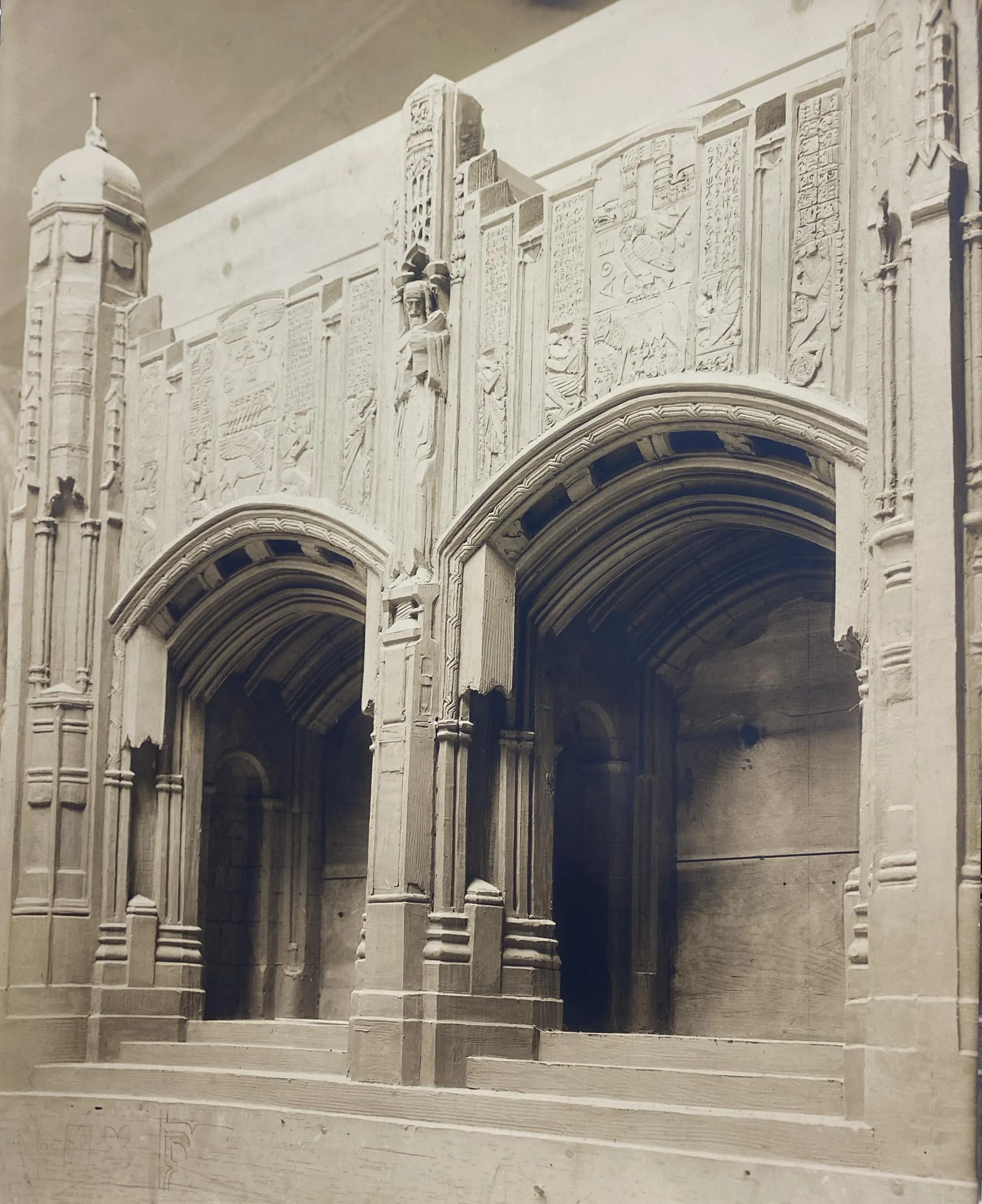Maquette for the Sterling Memorial Library entrance sculpture, Yale University · New Haven, Connecticut