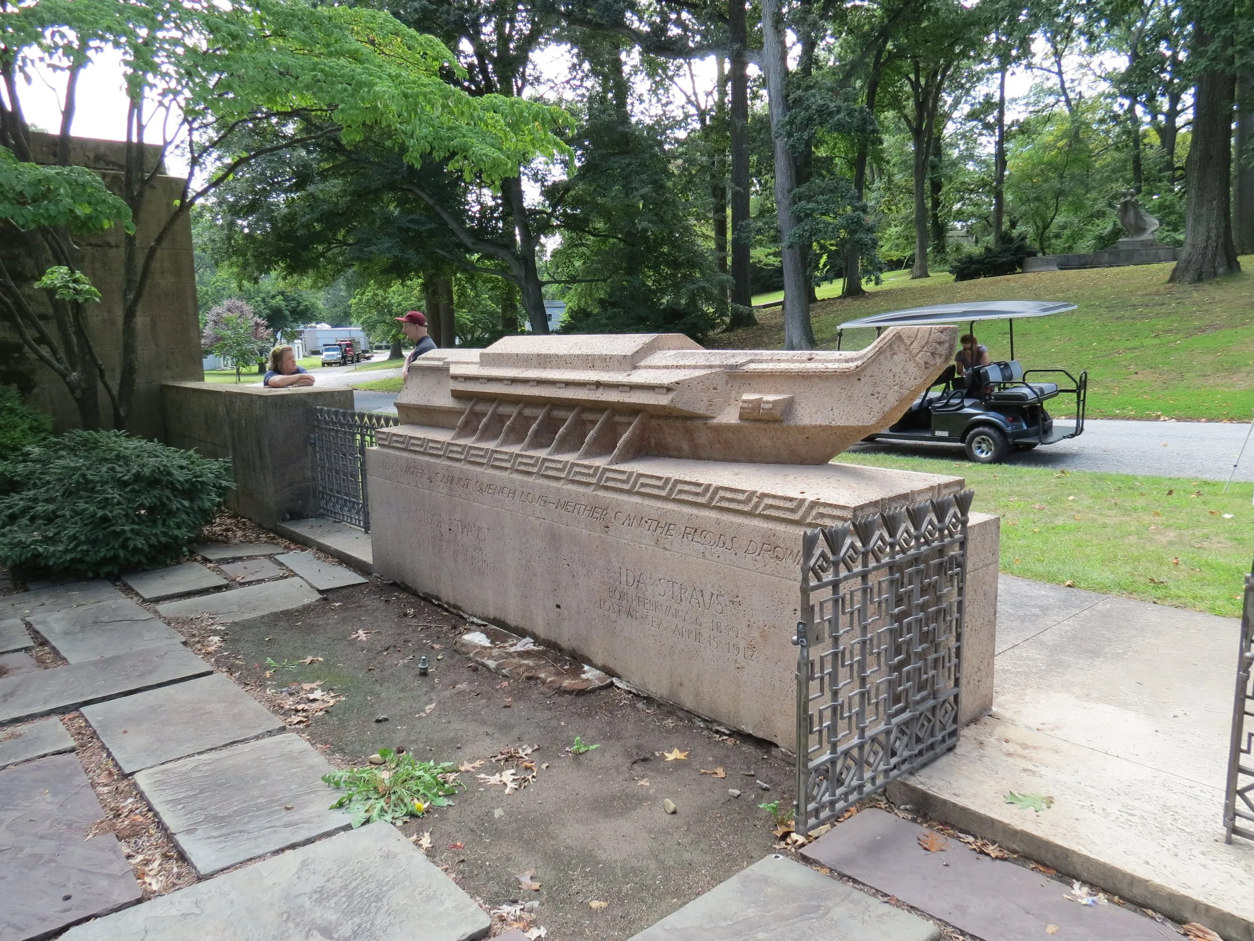 Egyptian funeral barge, Woodlawn Cemetery, The Bronx
