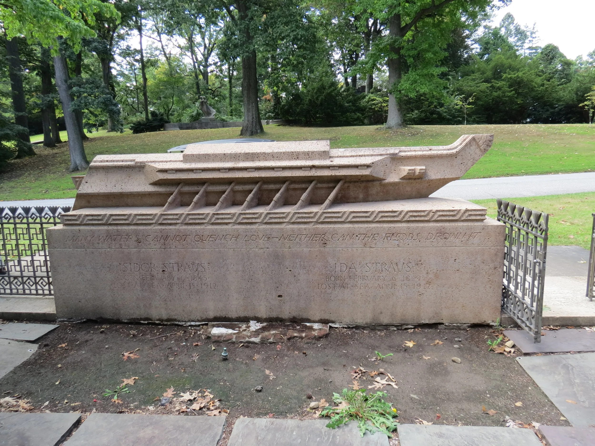 Cenotaph detail, Woodlawn Cemetery, The Bronx