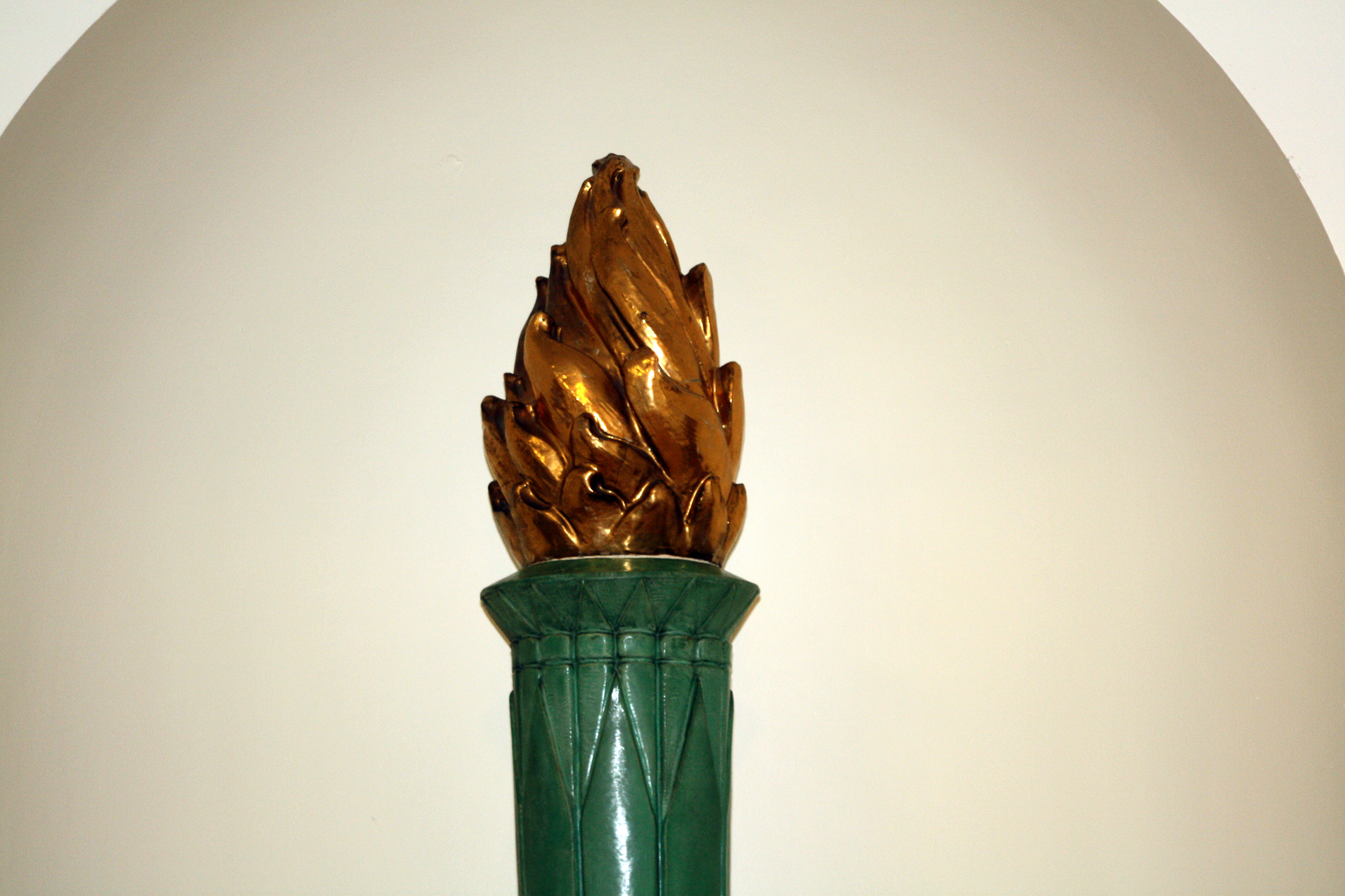 Torch flame detail, Los Angeles, California
