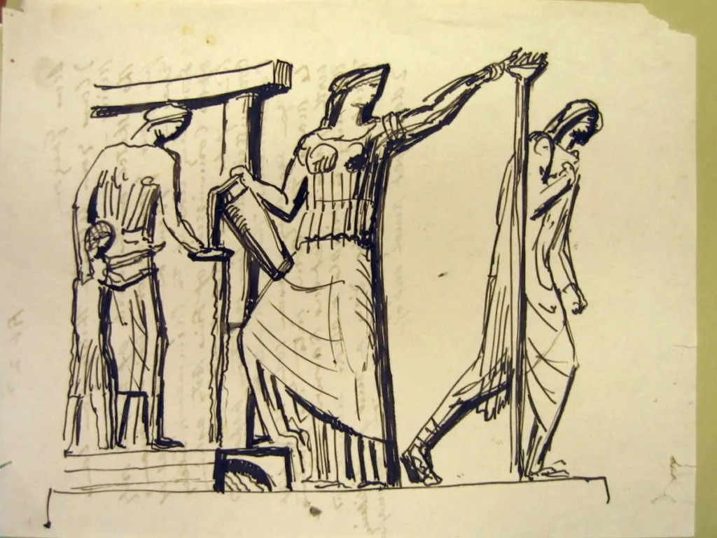 Study for Water and Light, Municipal Police Station · Washington, D.C.