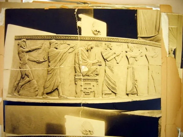 The Well of Scribes relief, Los Angeles Central Public Library