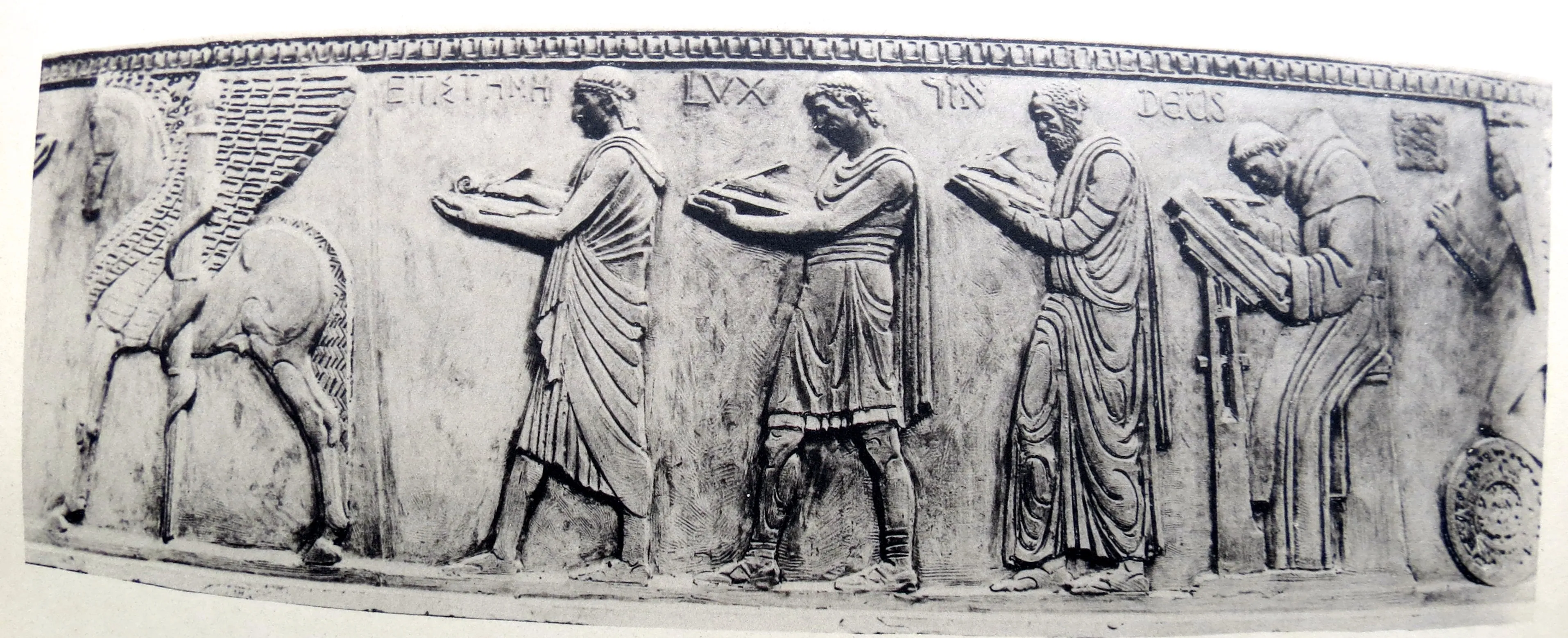 The Well of Scribes, right section, Los Angeles Central Public Library