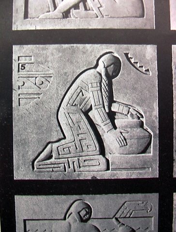 Indian panel 3, Wichita Art Museum · 1935