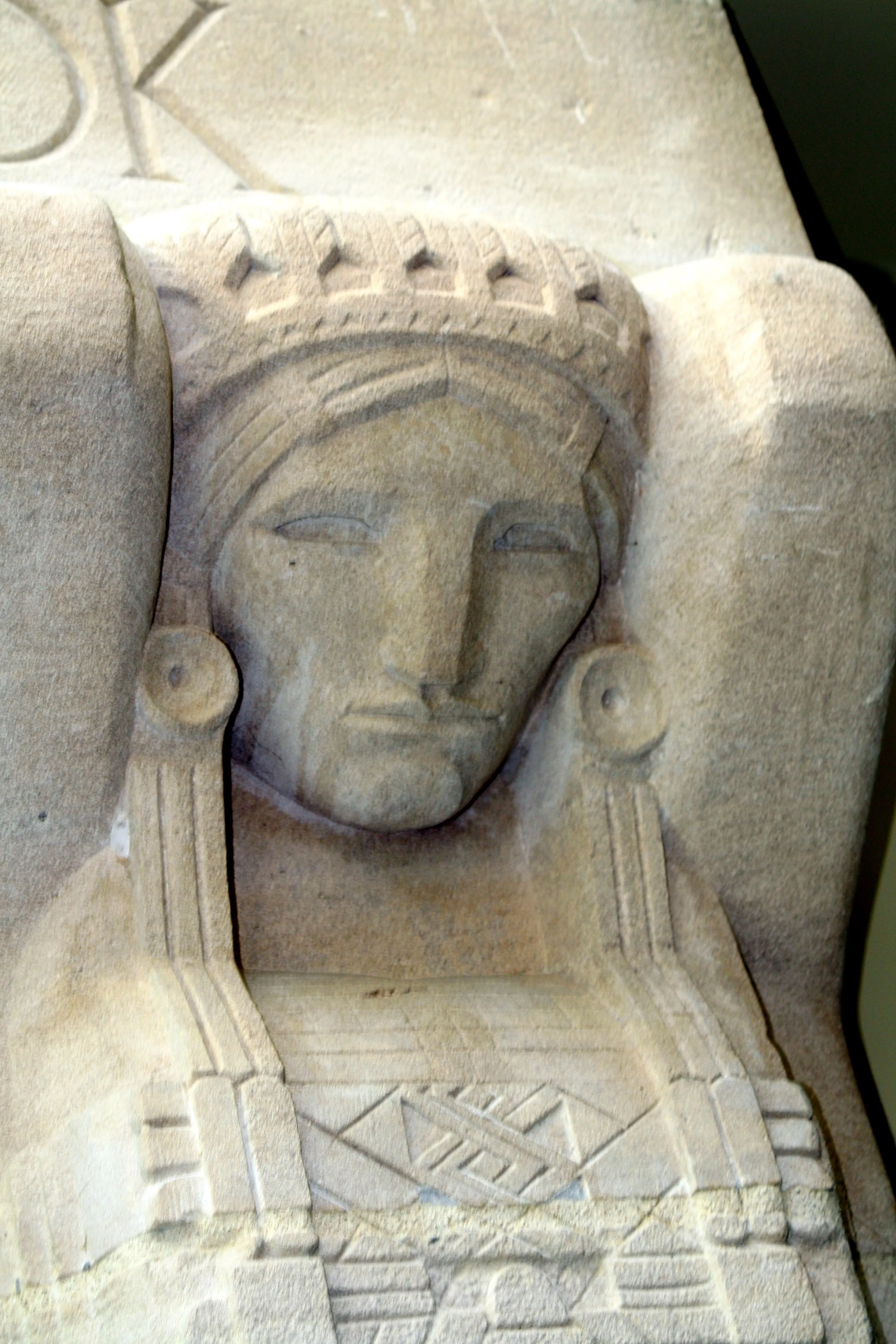 Caryatid detail, Los Angeles Public Library · Children’s Court