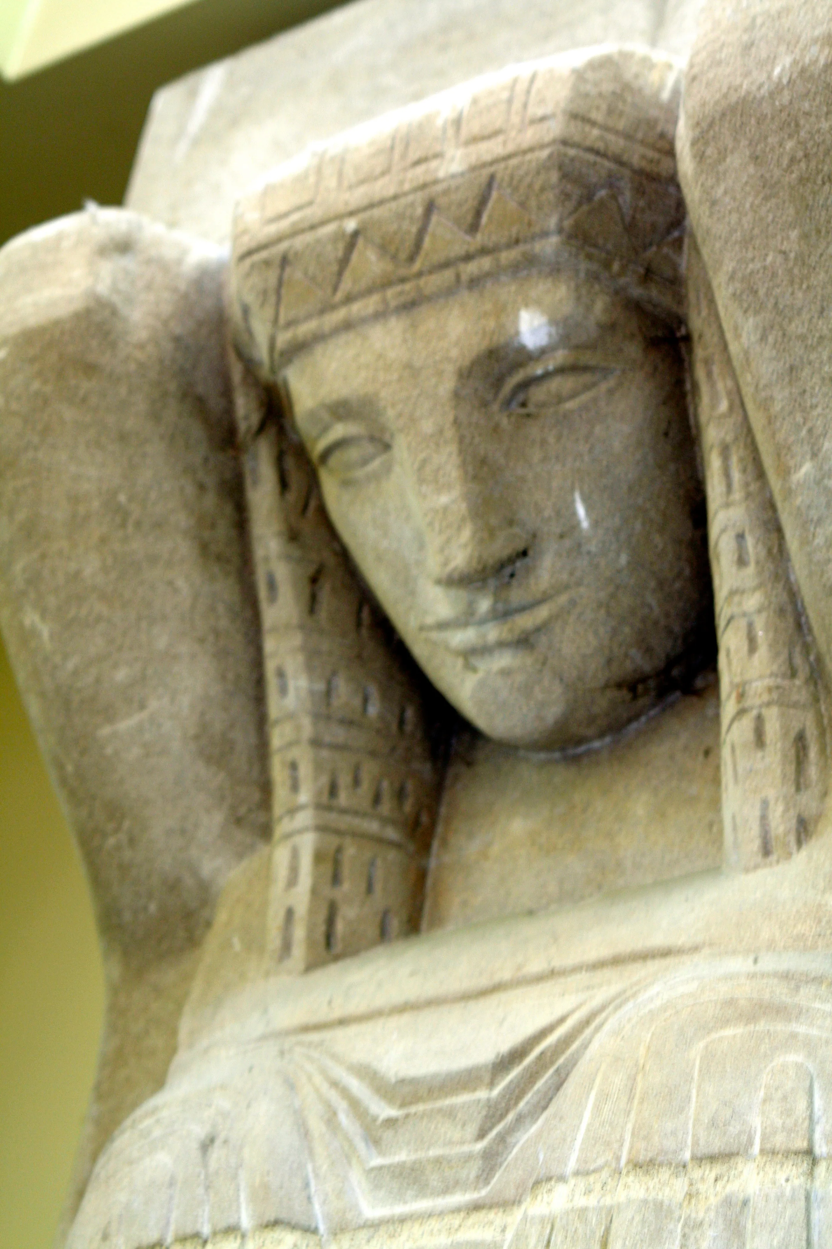Caryatid detail, Los Angeles Public Library · Children’s Court