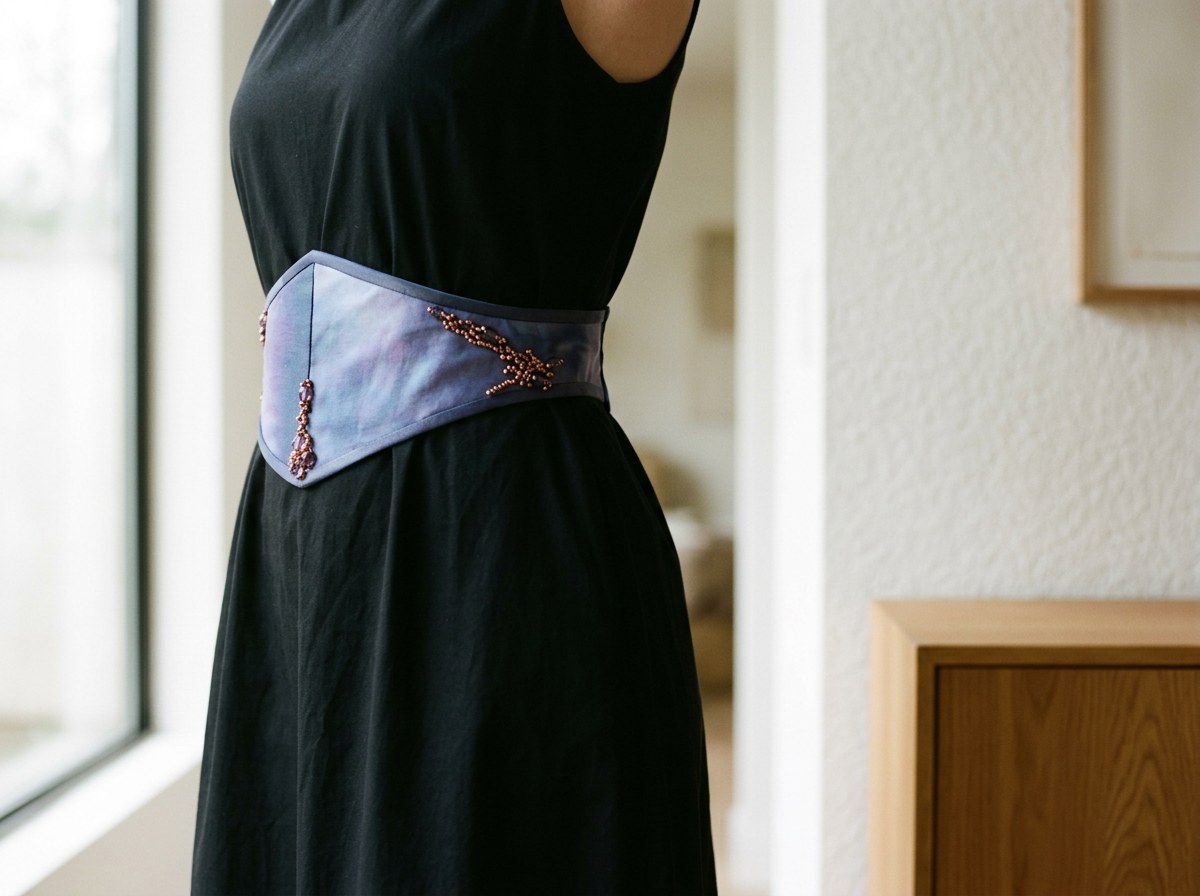 Handmade FaeryStar corsetry detail