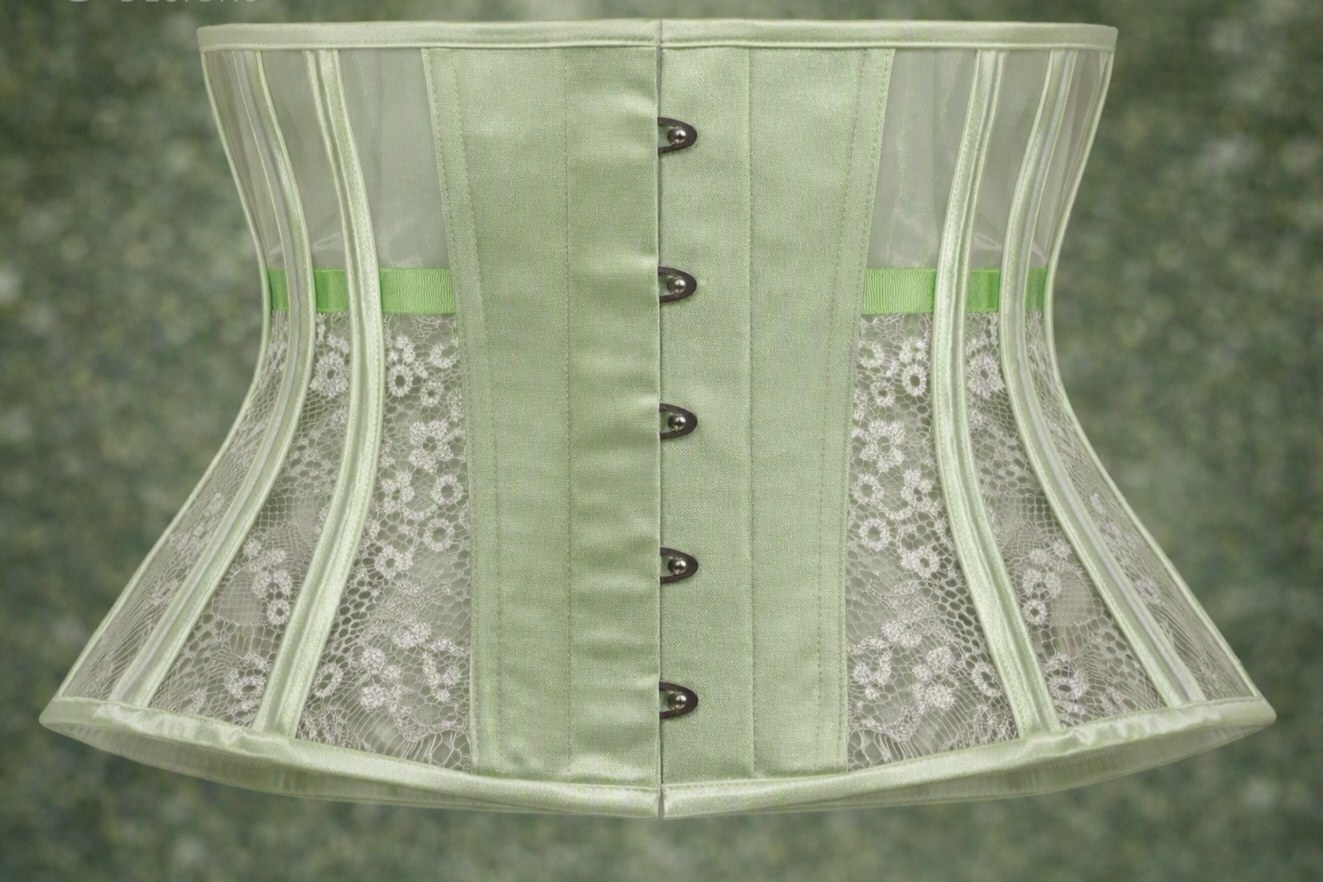Peridot Lace Underbust Corset