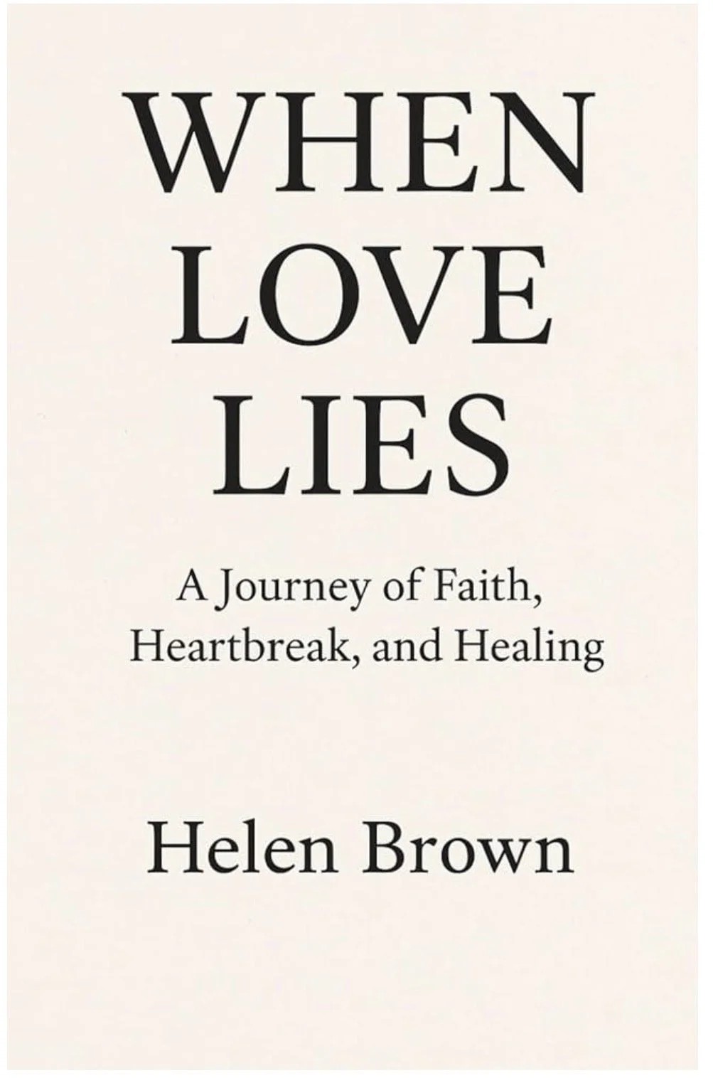 When Love Lies book cover