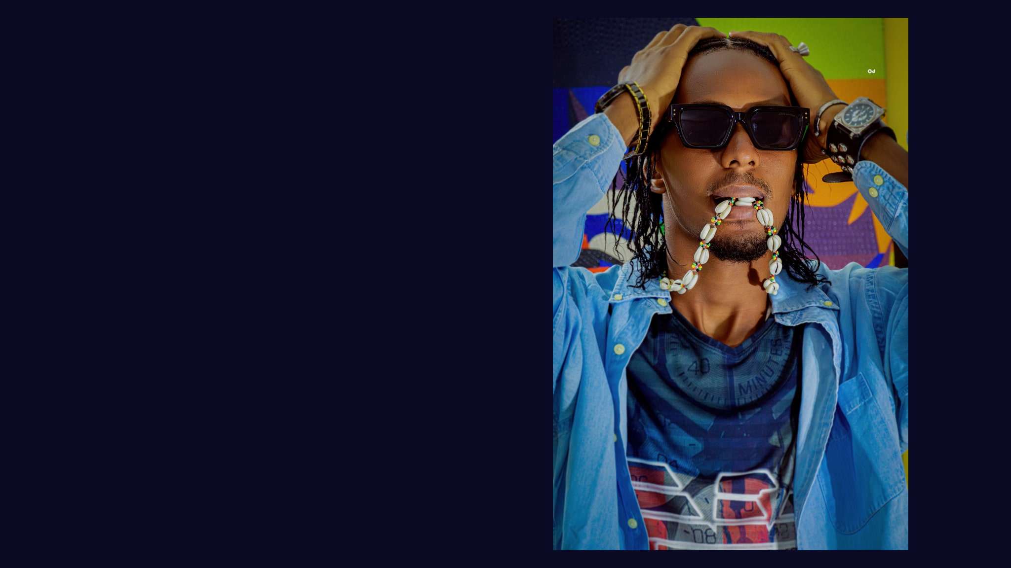 Independent artist portrait prepared for a professional music press kit