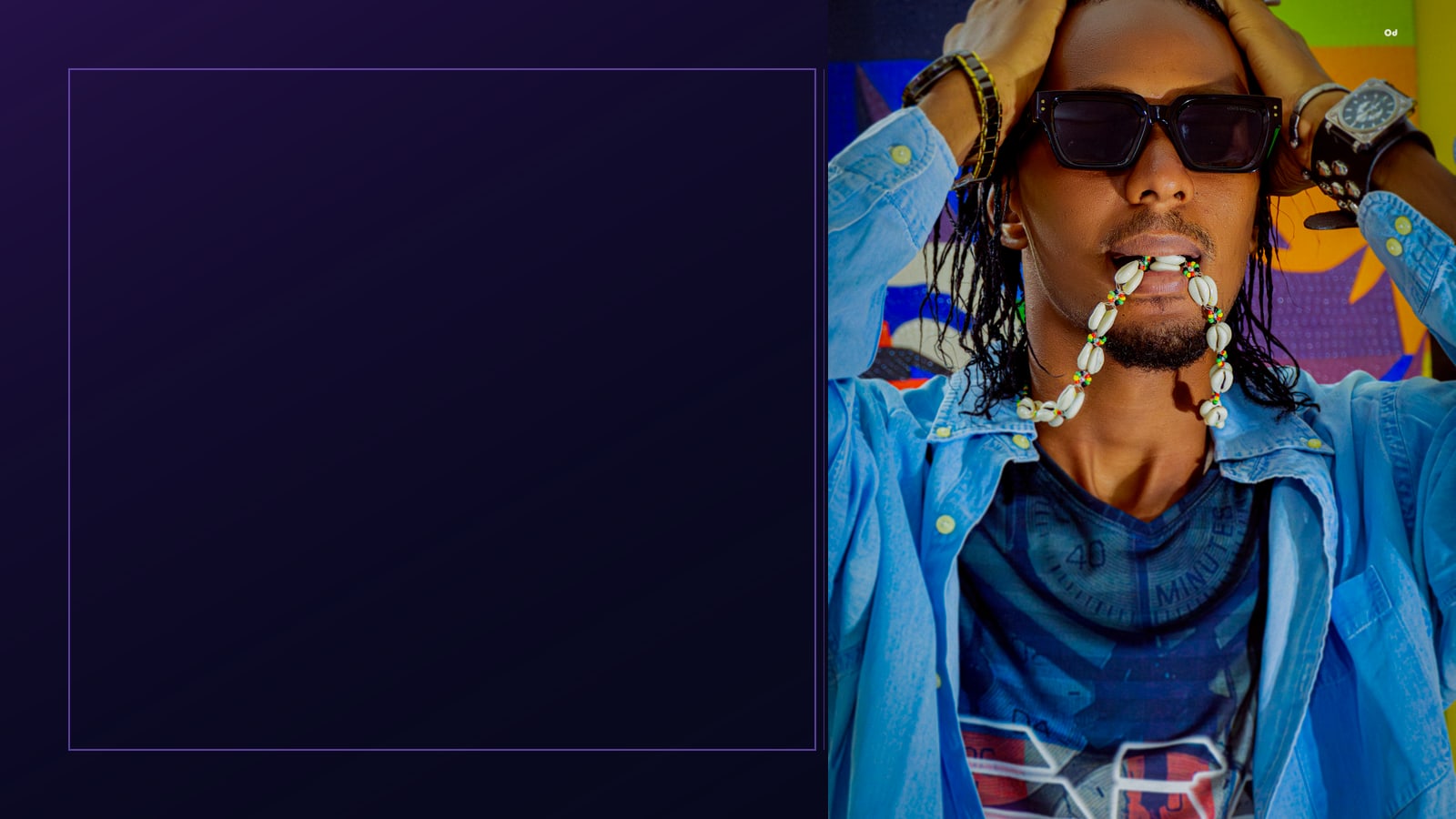Independent artist portrait prepared for a professional music press kit
