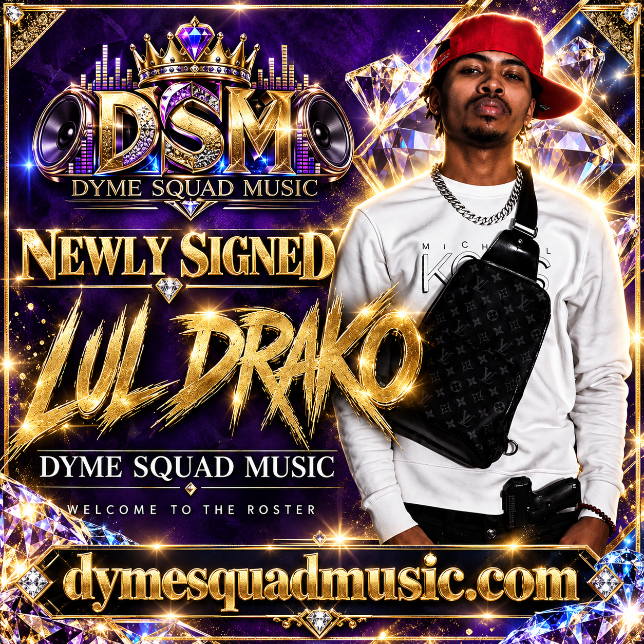 Dyme Squad Music welcomes newly signed artist Lul Drako to the roster