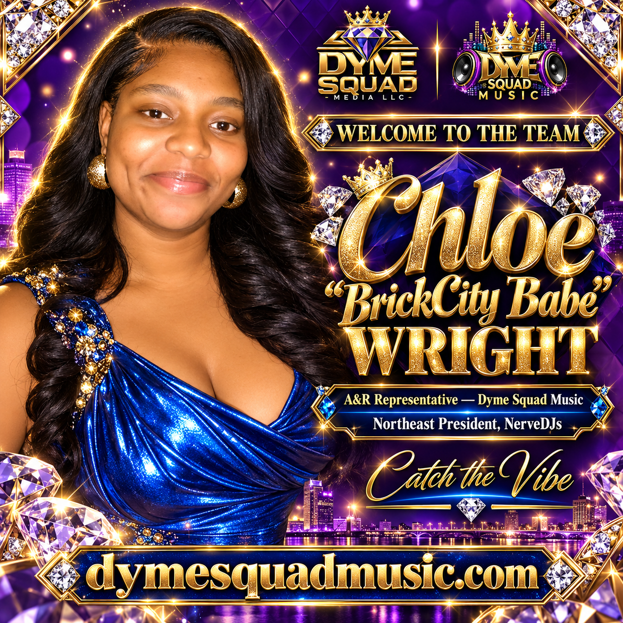 Chloe BrickCity Babe Wright, A&R Executive and Northeast President of NerveDJs