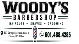 Woody’s Barber Shop logo