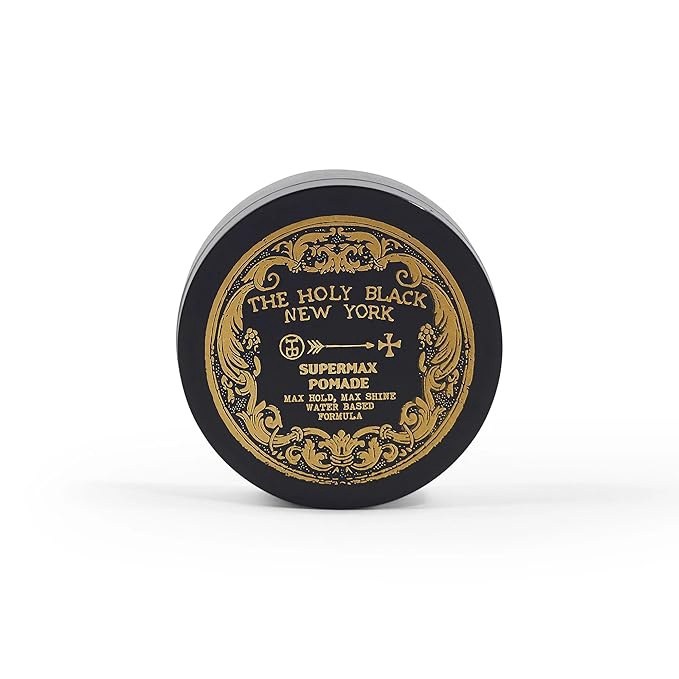 The Holy Black Supermax Pomade 4oz