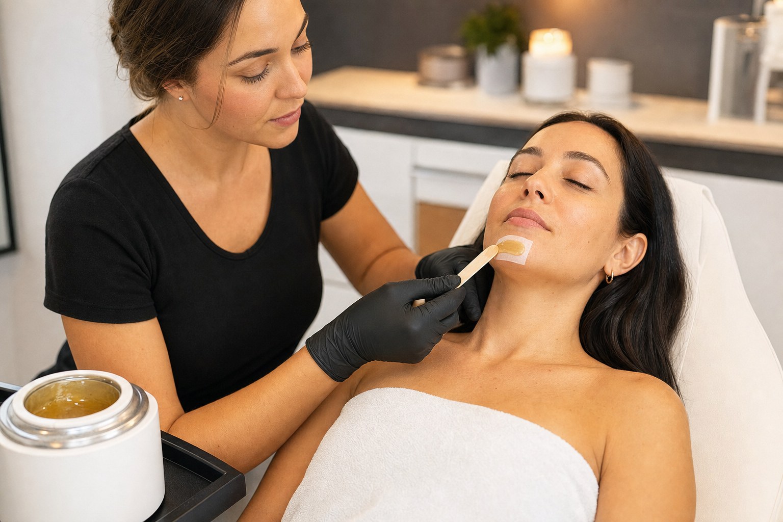 Chin Wax service at The Color Room
