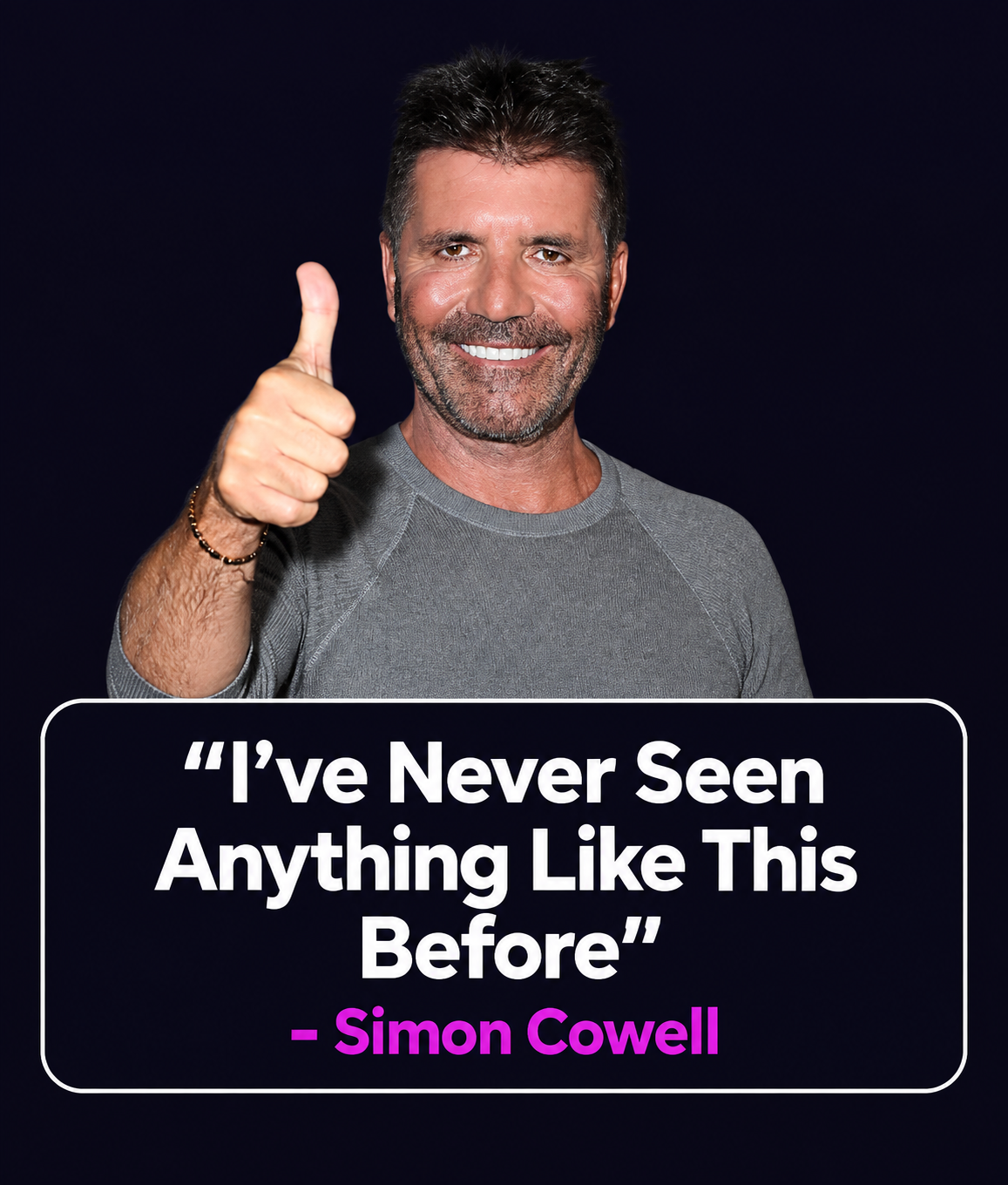 Simon Cowell America’s Got Talent testimonial