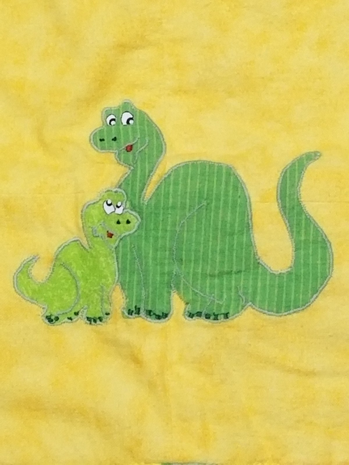 One-of-a-Kind Dinosaur Baby Quilt, Handmade Patchwork Flannel Nursery Blanket, Dino Nursery Decor, Baby Boy Shower Gift, New Baby Gift, view 5