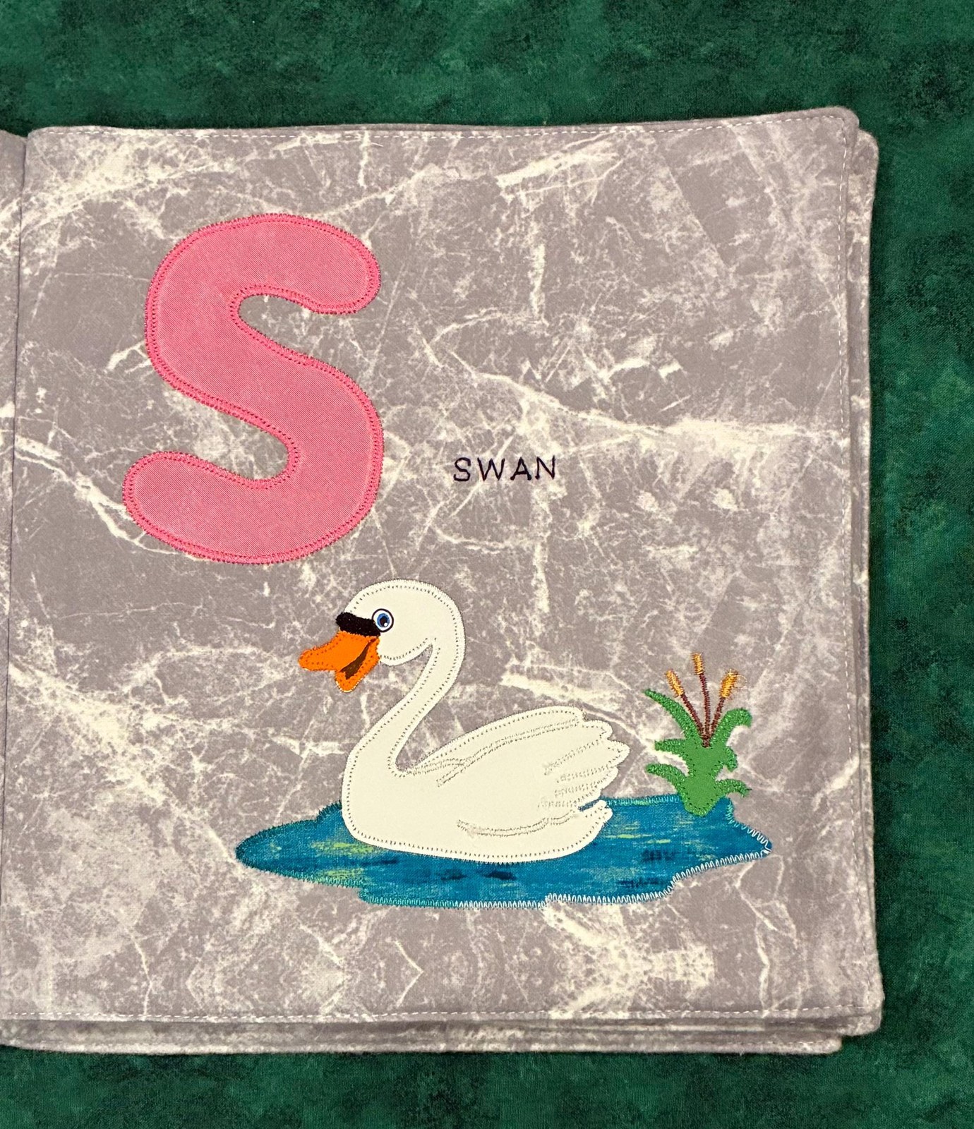 Adoption Gift Personalized Name Book, Cloth Keepsake for Adopted or Foster Child, Welcome Home Gift, Gotcha Day Gift, Handmade Baby Book, view 4