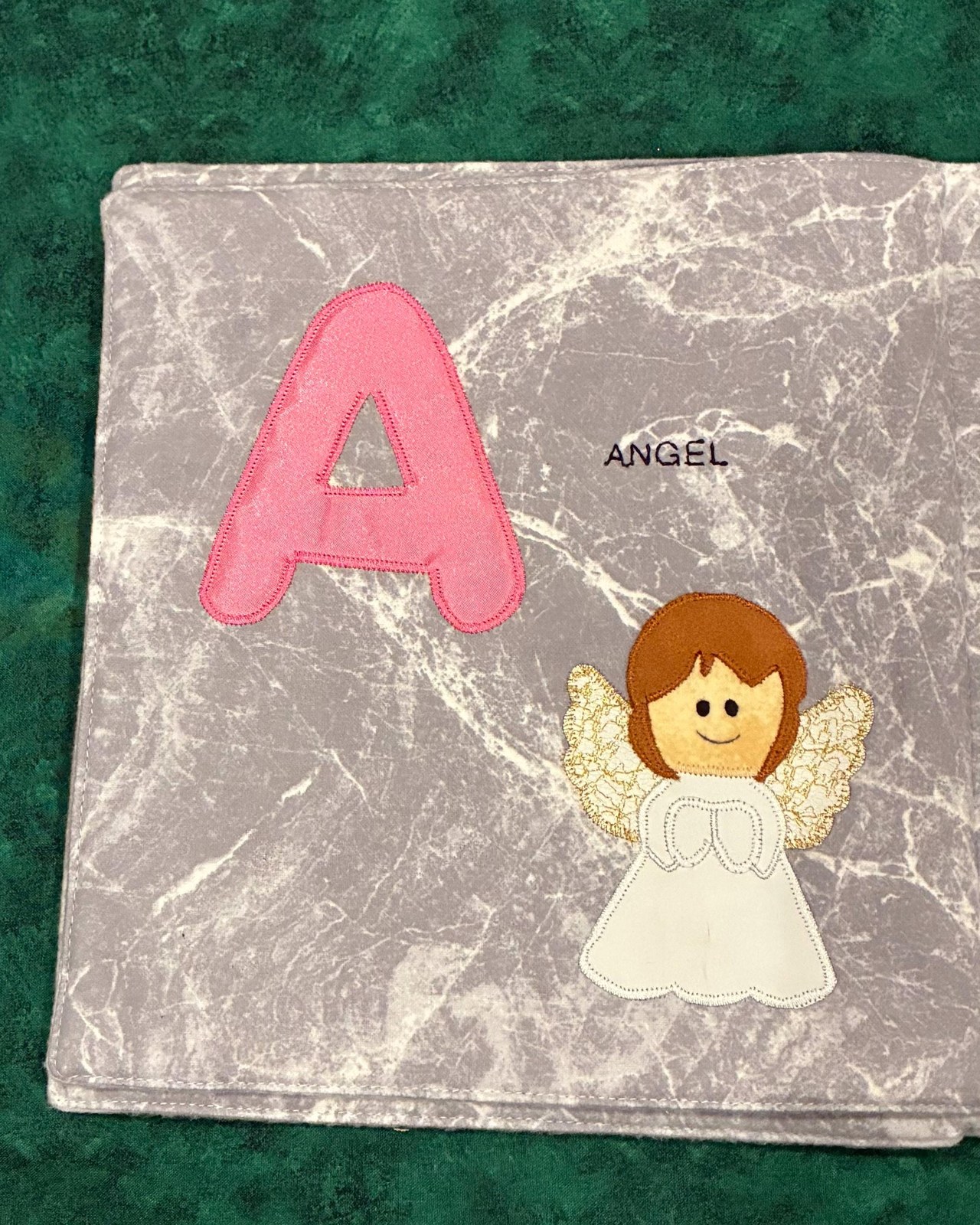 Adoption Gift Personalized Name Book, Cloth Keepsake for Adopted or Foster Child, Welcome Home Gift, Gotcha Day Gift, Handmade Baby Book, view 6