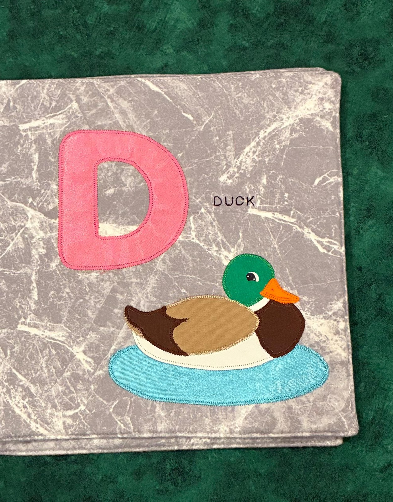Adoption Gift Personalized Name Book, Cloth Keepsake for Adopted or Foster Child, Welcome Home Gift, Gotcha Day Gift, Handmade Baby Book, view 7