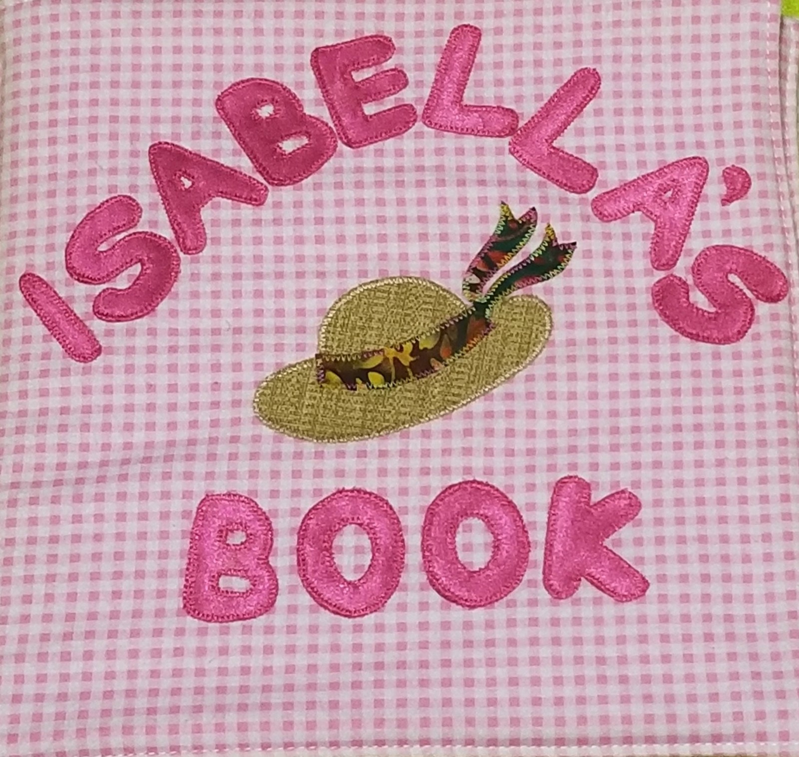 Grandparent Gift Personalized Baby Name Book, Godparent Gift Cloth Keepsake, Custom Handmade Gift for Grandchild or Godchild