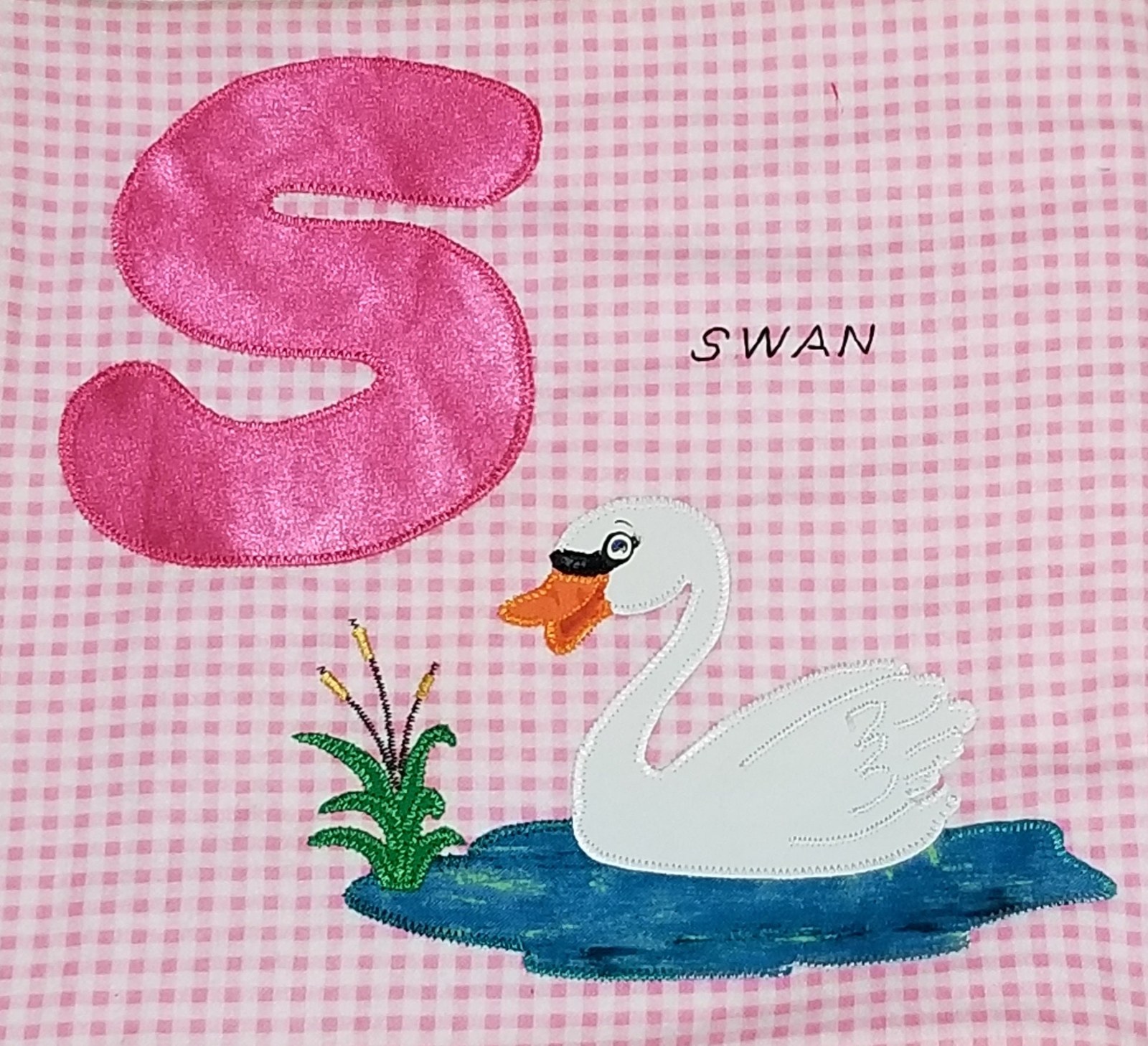 Grandparent Gift Personalized Baby Name Book, Godparent Gift Cloth Keepsake, Custom Handmade Gift for Grandchild or Godchild, view 3
