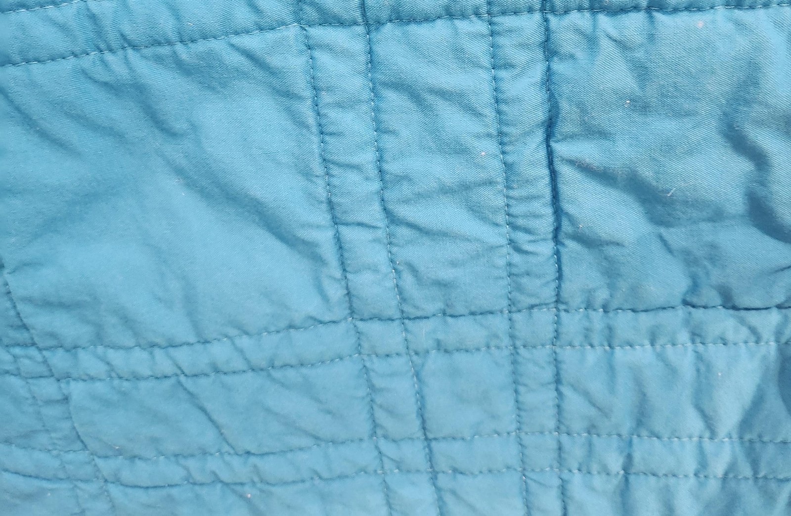 Handmade Whale Print Patchwork Quilt: Nautical Nursery Blanket (47"x61"), view 5