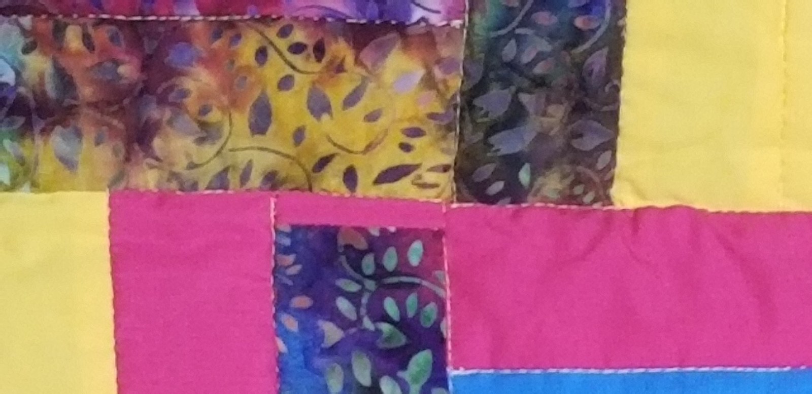 Handmade Colorful Cotton Quilt Bright Abstract Stripes Toddler Blanket Soft Comfortable Cozy, view 9