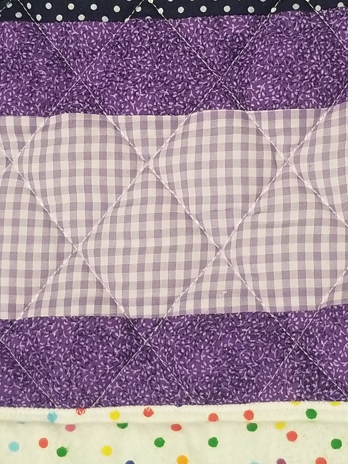 Car Seat Sized Rainbow Baby Quilt, Flannel Stroller Blanket, Handmade Baby Gift, view 8