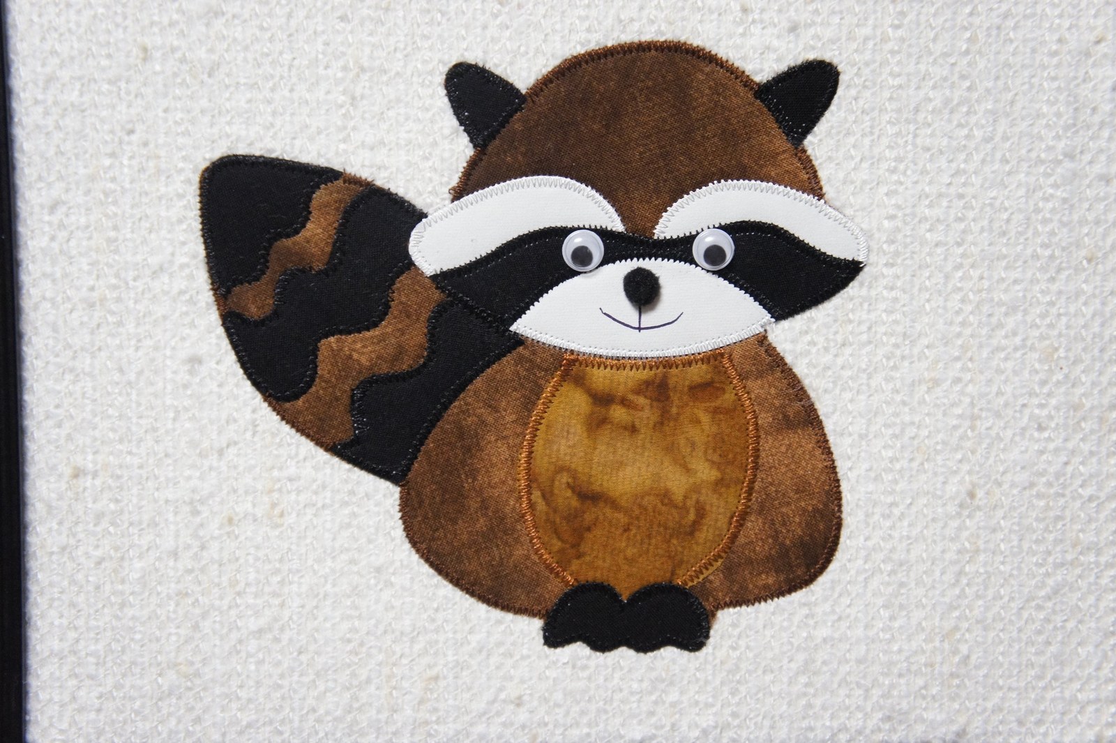 Woodland Animal Applique Wall Art Set, Fox Deer Raccoon Hedgehog Nursery Decor, view 9