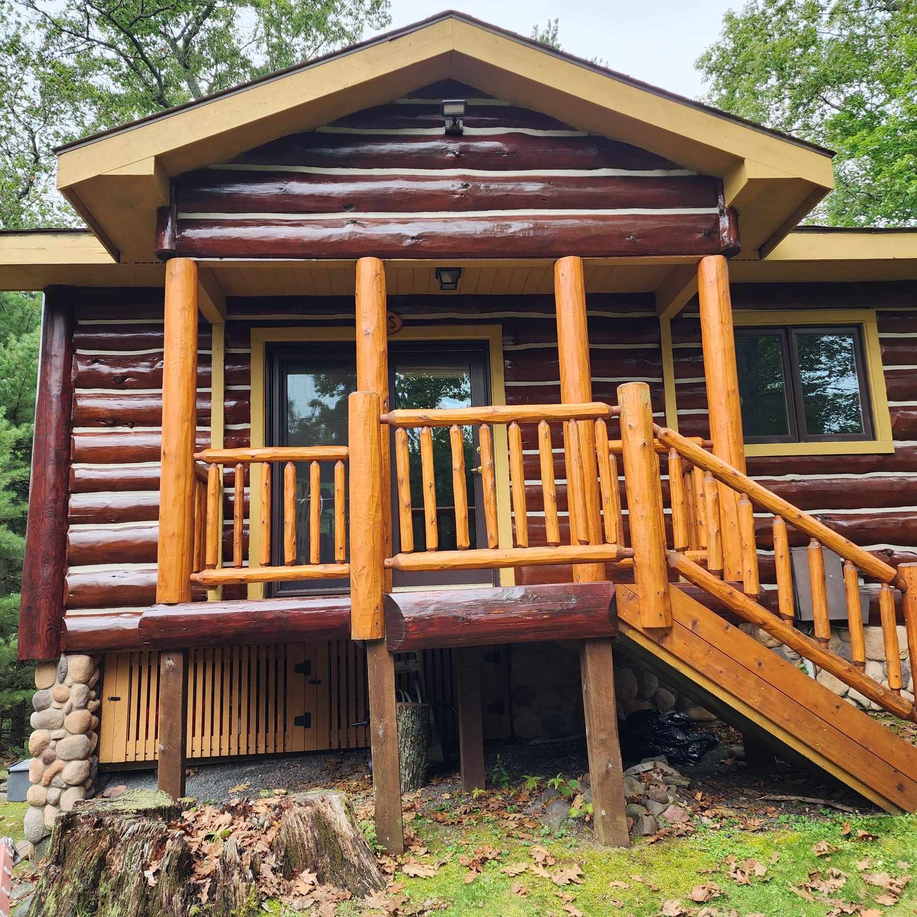 Exterior painting and staining project
