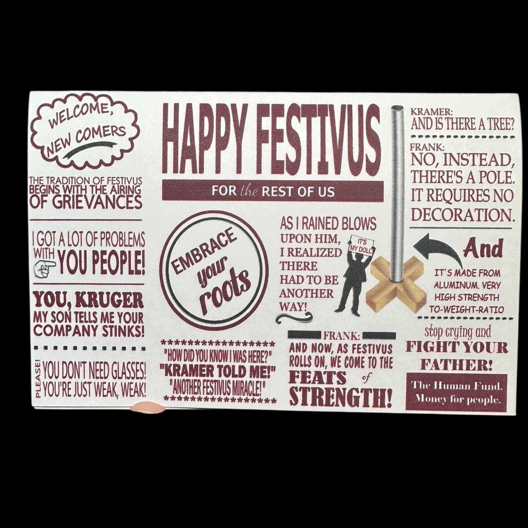 Happy Festivus Greeting Card