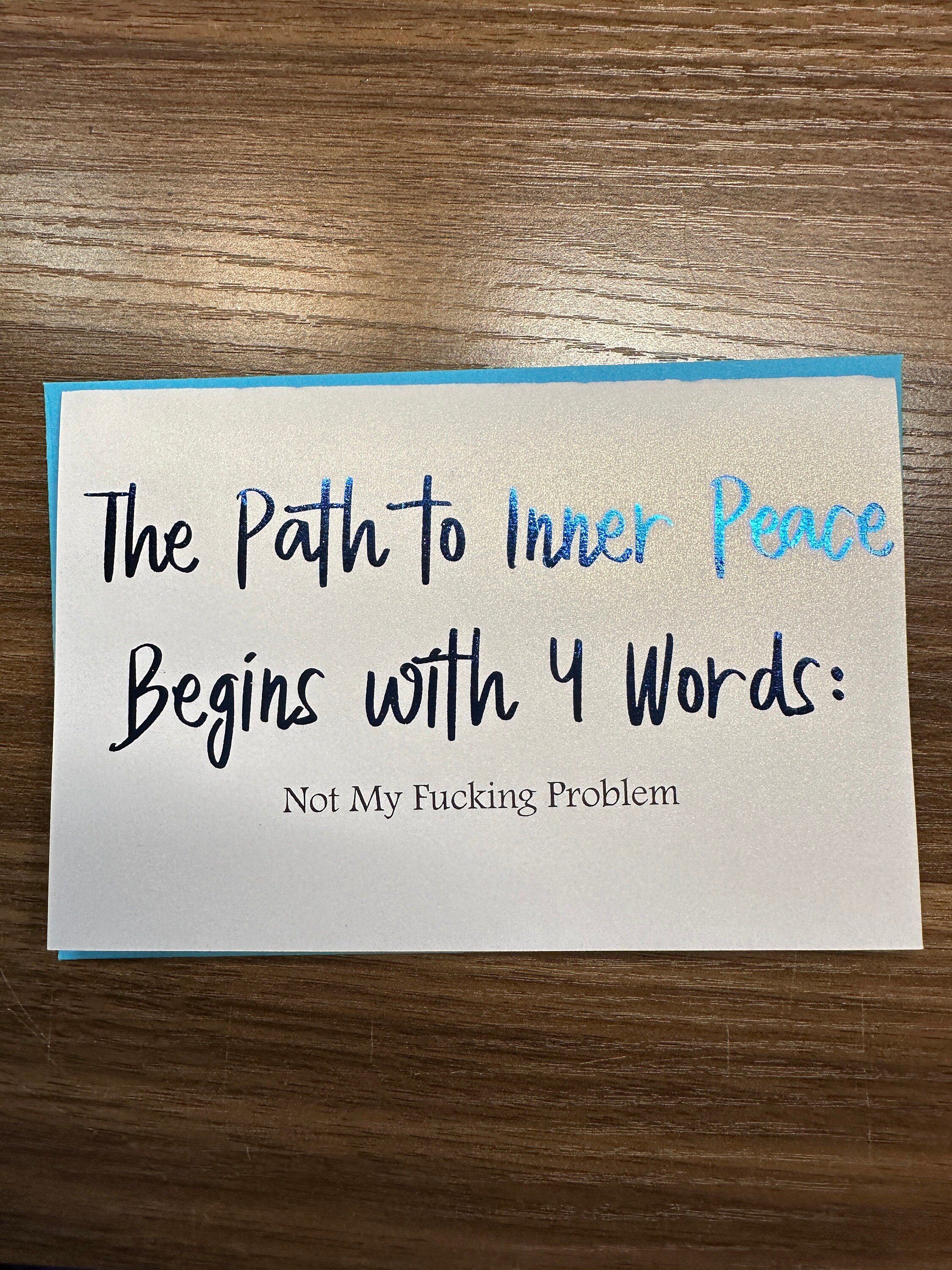 The Path to Inner Peace Greeting Card