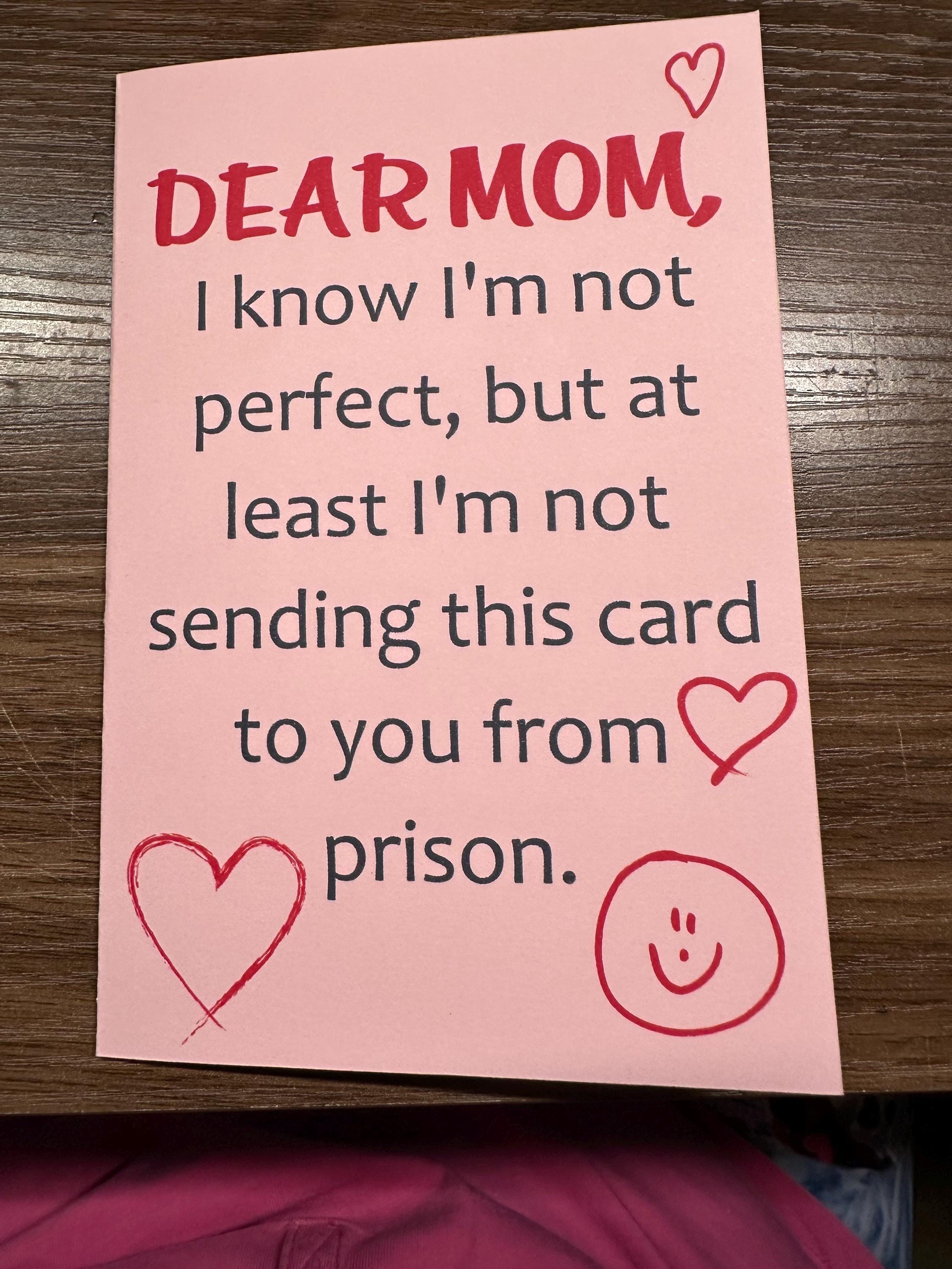 Dear Mom... Greeting Card