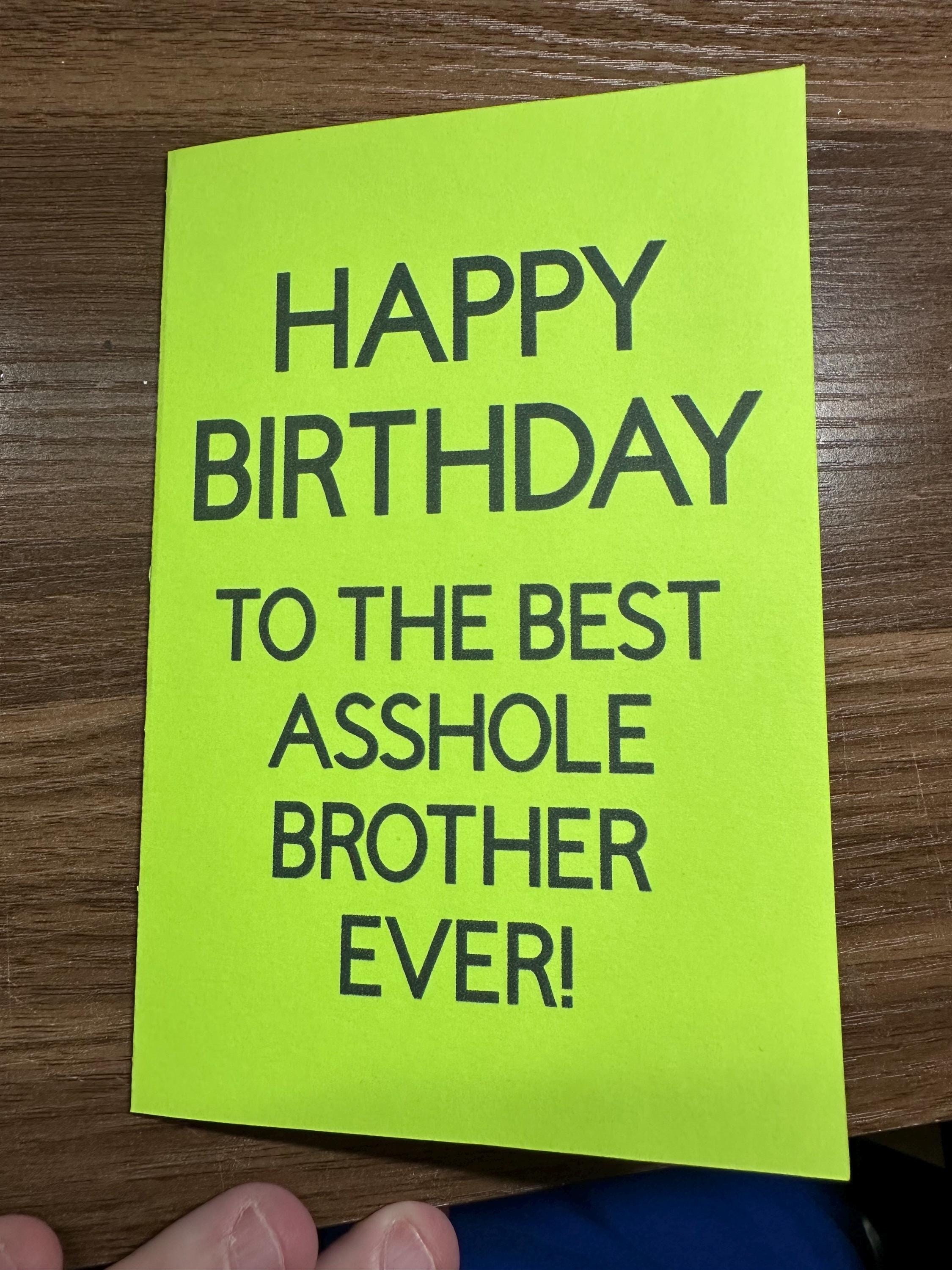 Happy Birthday Brother Greeting Card