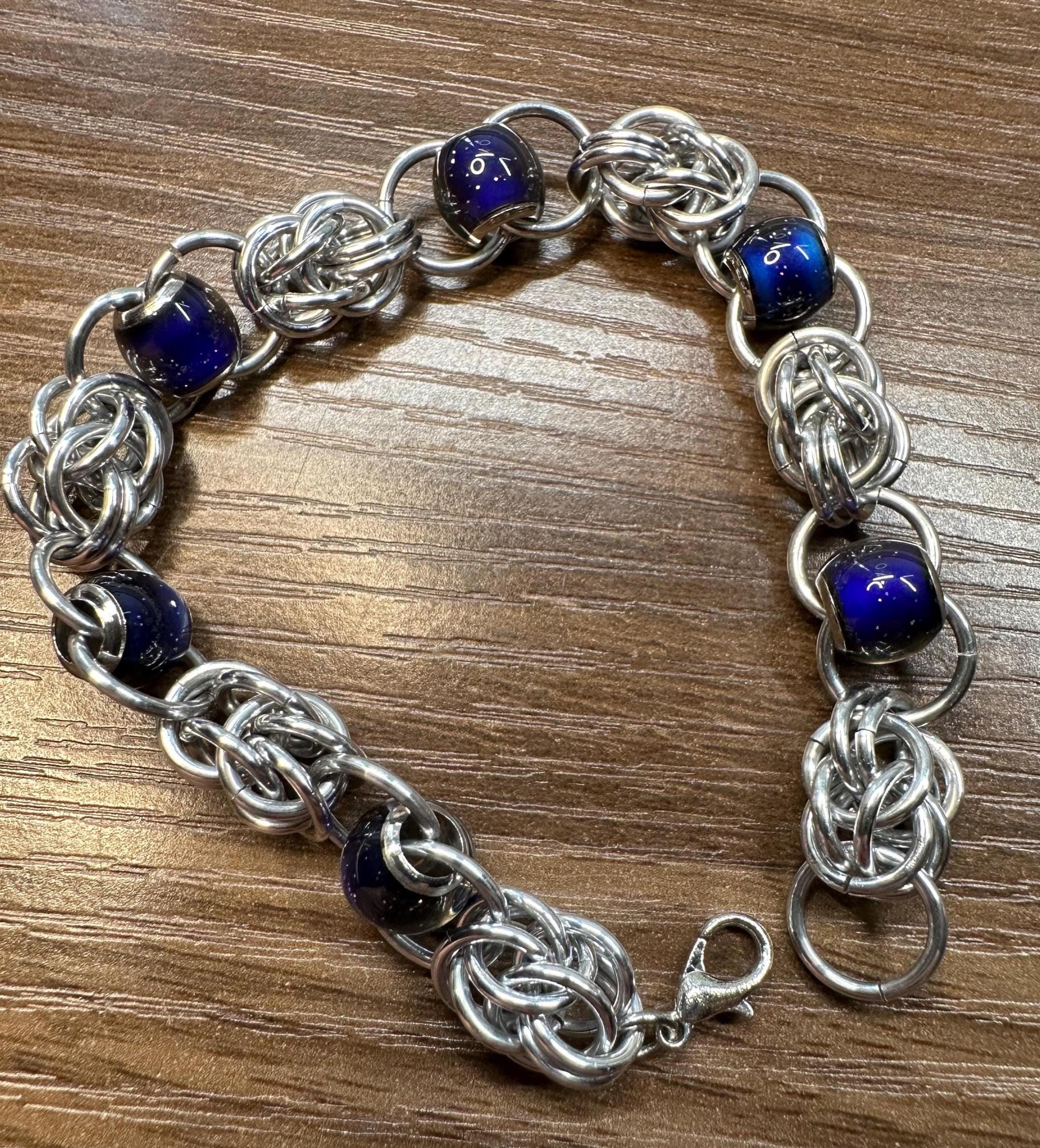 Mood Bracelet with Sweet Pea Links
