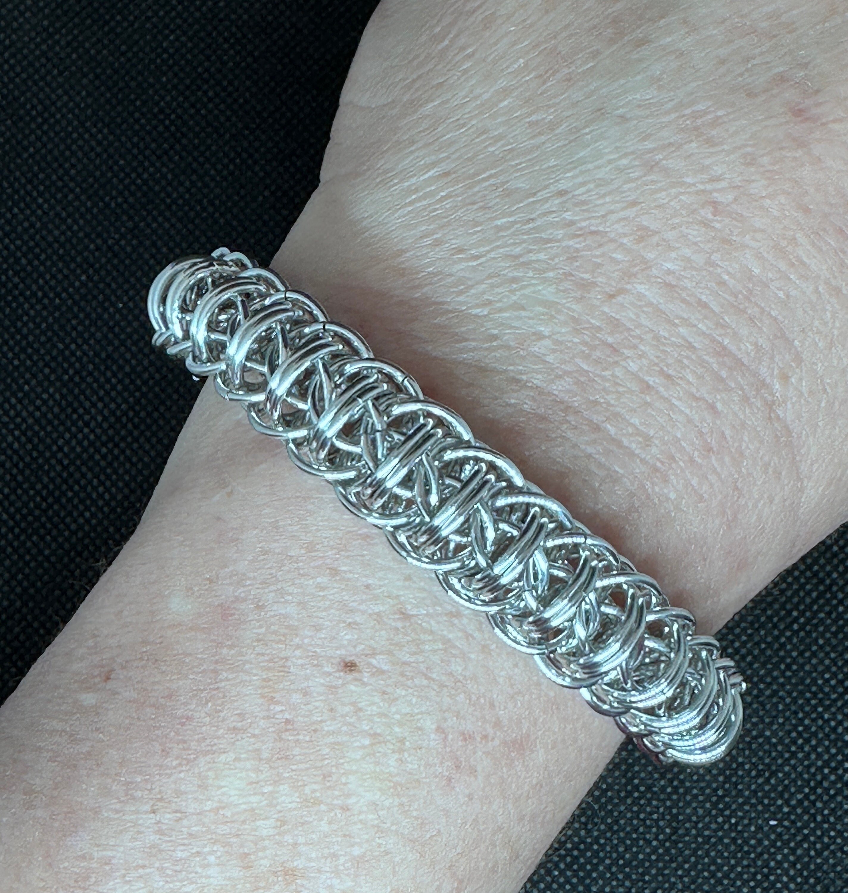 Fire Wyrm (Dragon) Aluminum Bracelet