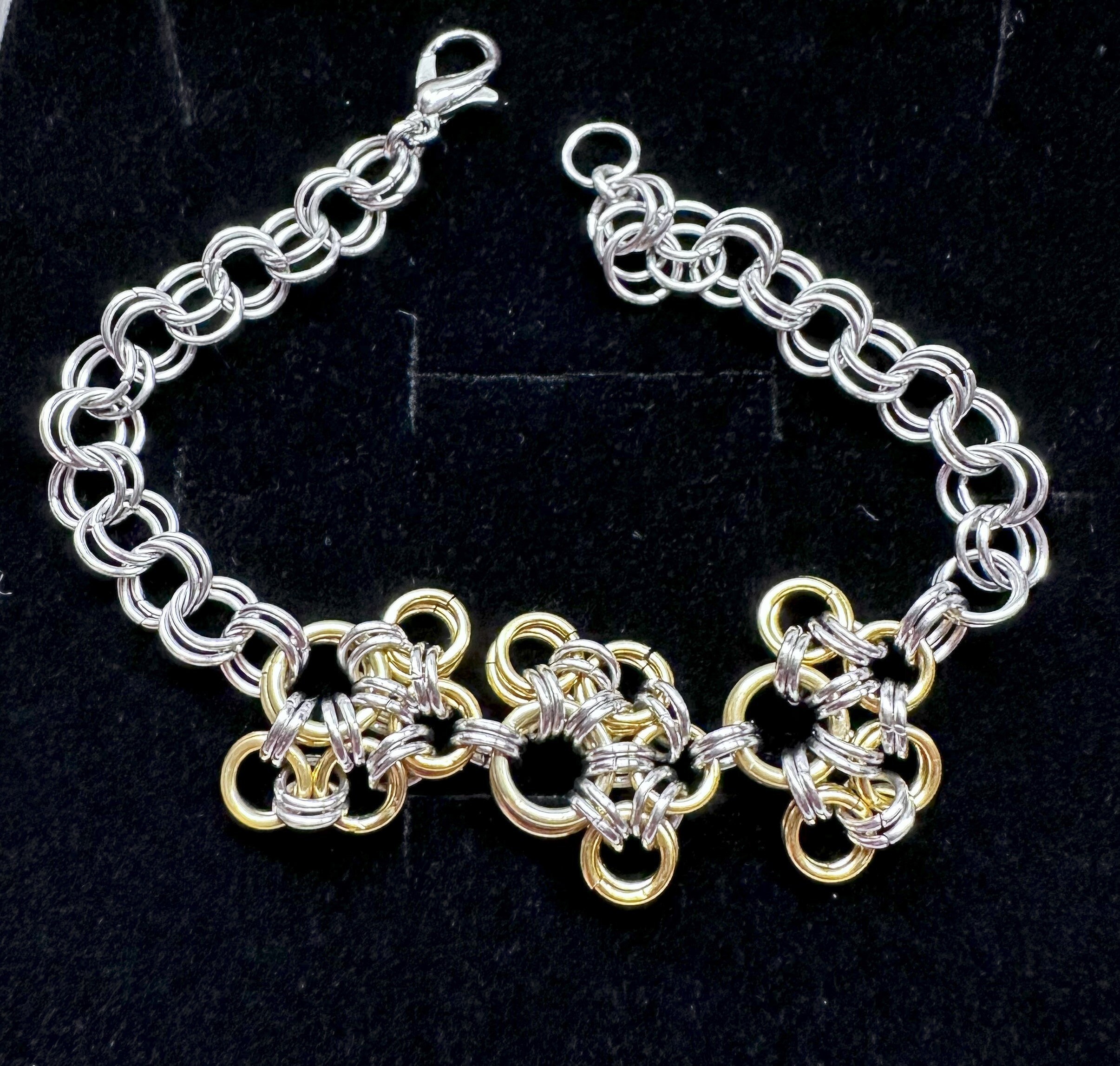 Paw Bracelet in Stainless Steel & Aluminum