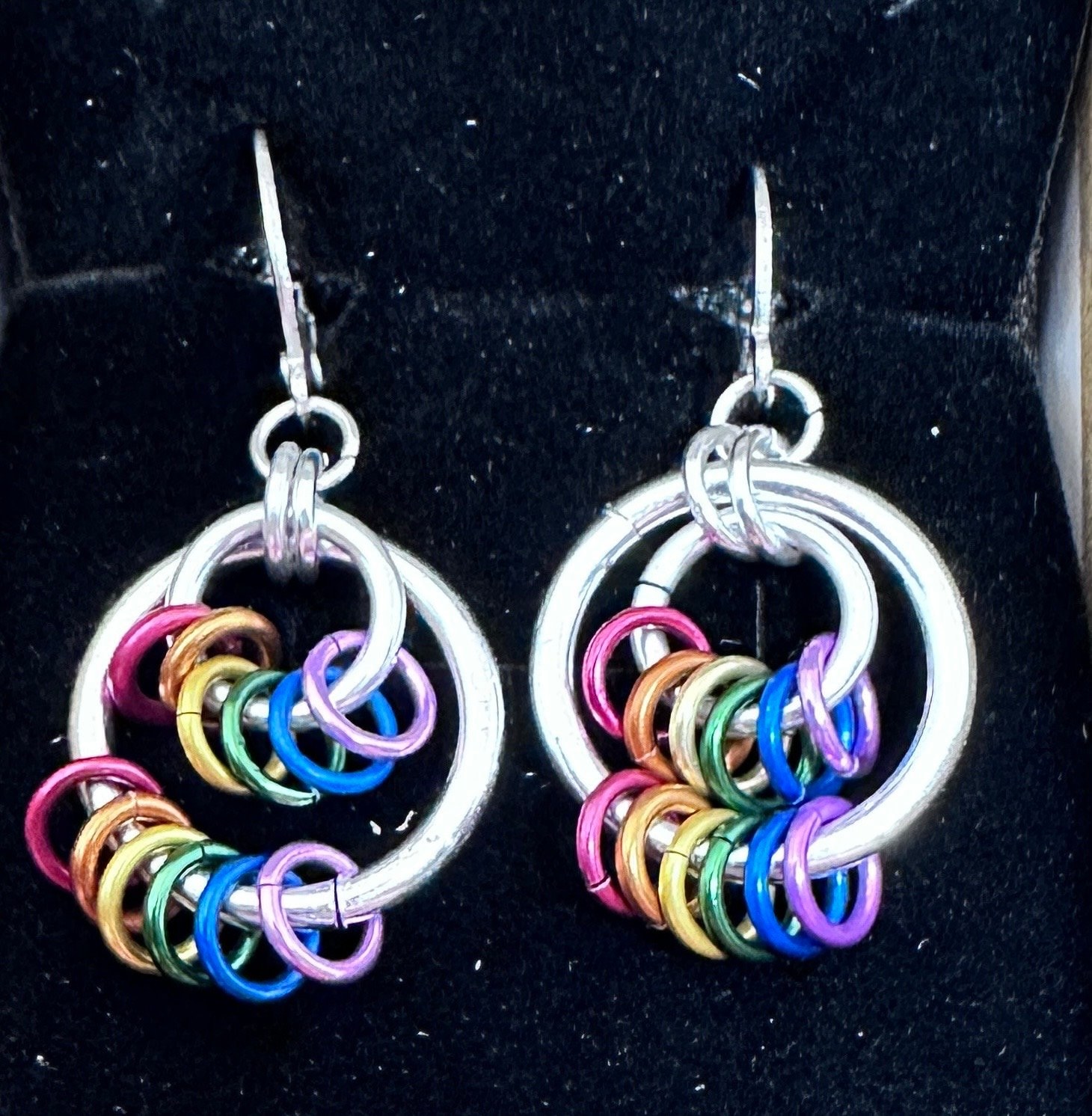 Rainbow Ring Earrings